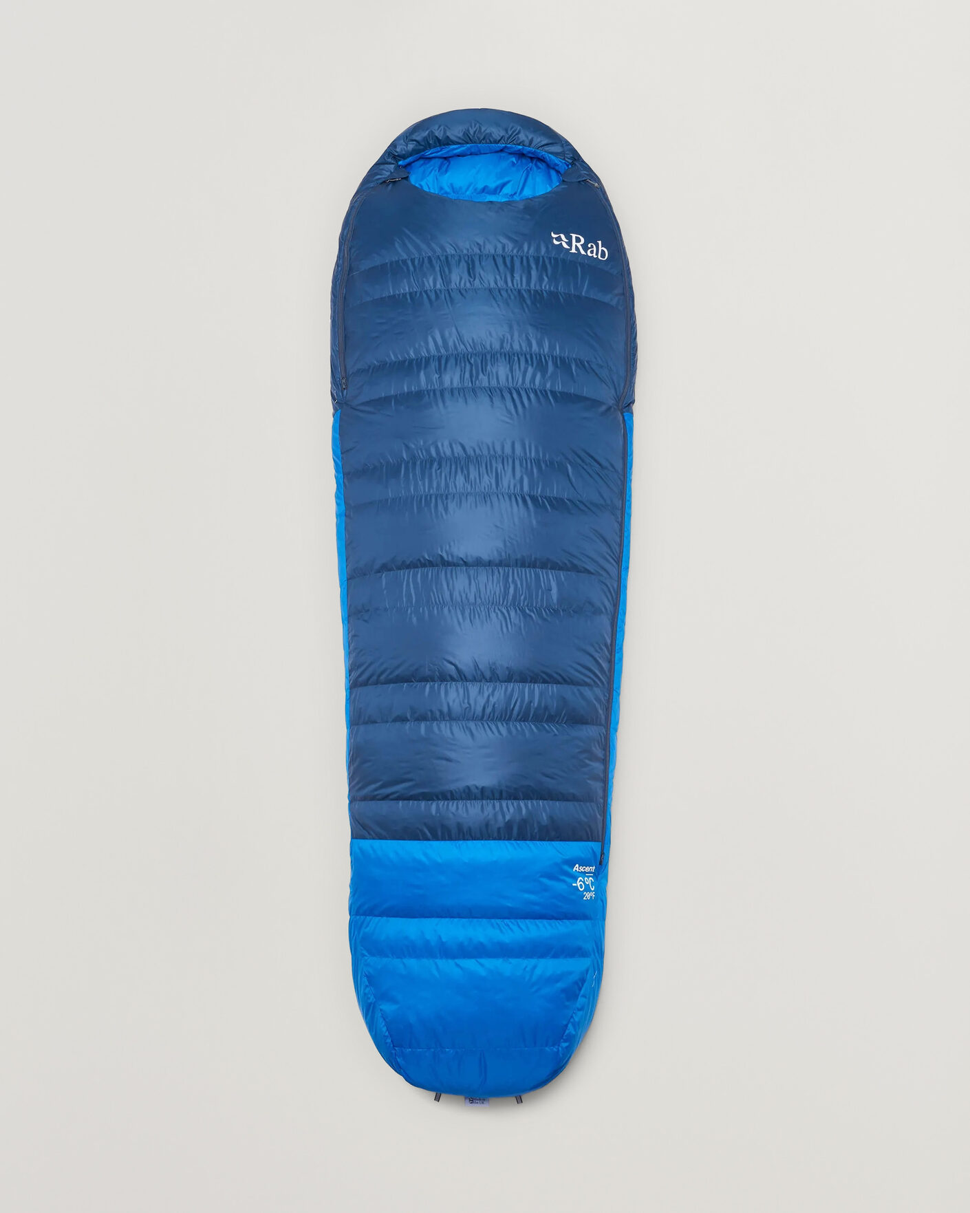 Homme | Outdoor living | Rab | Ascent -6 Sleeping Bag Regular Tempest Blue/Maya Blue