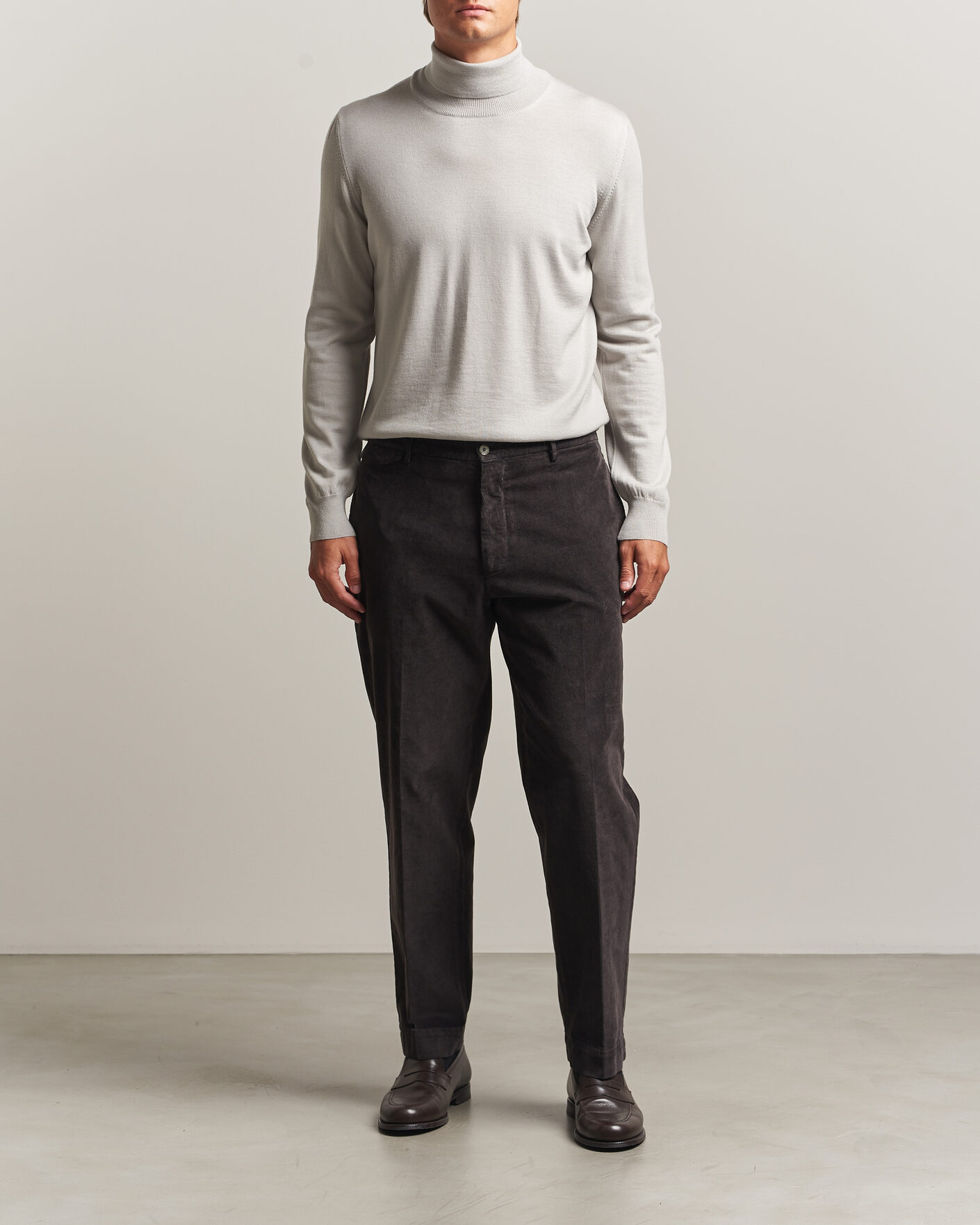 Homme | Pulls Et Tricots | Gran Sasso | Merino Fashion Fit Rollneck Light Beige
