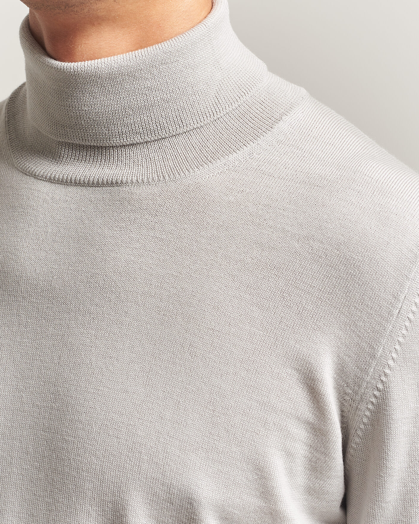 Homme | Pulls Et Tricots | Gran Sasso | Merino Fashion Fit Rollneck Light Beige