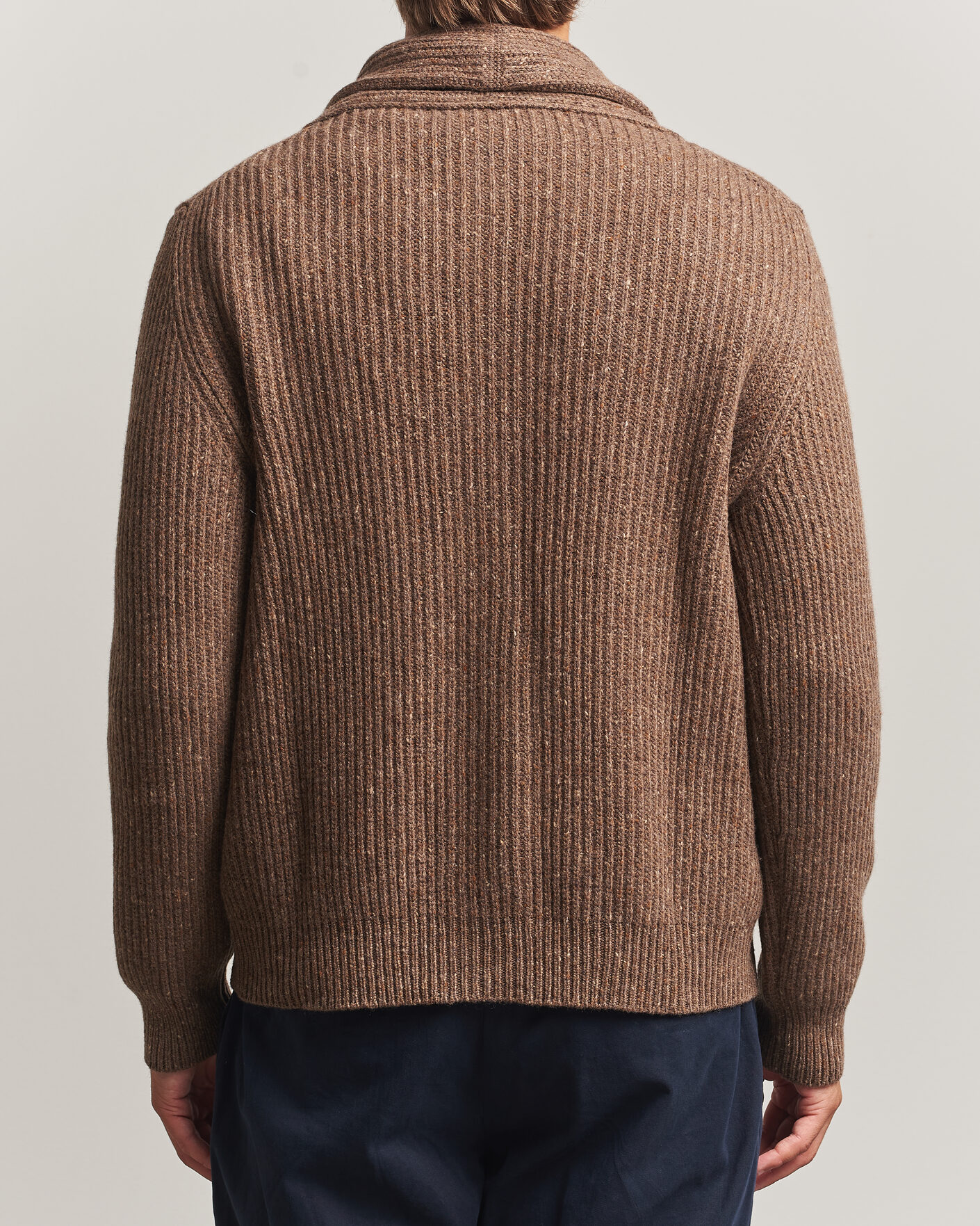 Homme | Pulls Et Tricots | Gran Sasso | Wool/Cashmere Donegal Cardigan Brown