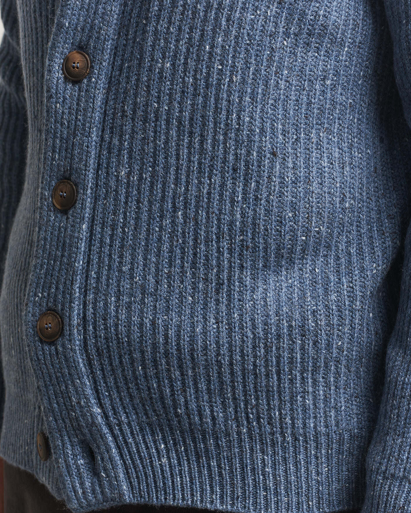 Homme | Pulls Et Tricots | Gran Sasso | Wool/Cashmere Donegal Cardigan Blue