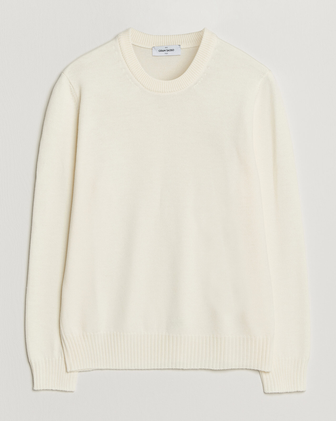 Homme | Pulls Et Tricots | Gran Sasso | Merino Knitted Crew Neck Cream