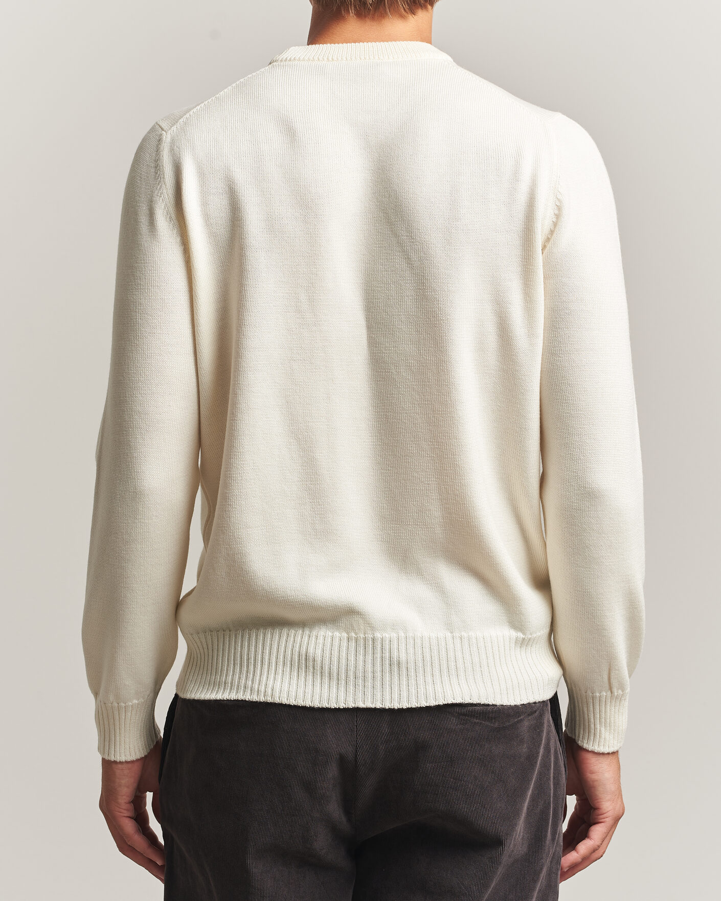 Homme | Pulls Et Tricots | Gran Sasso | Merino Knitted Crew Neck Cream