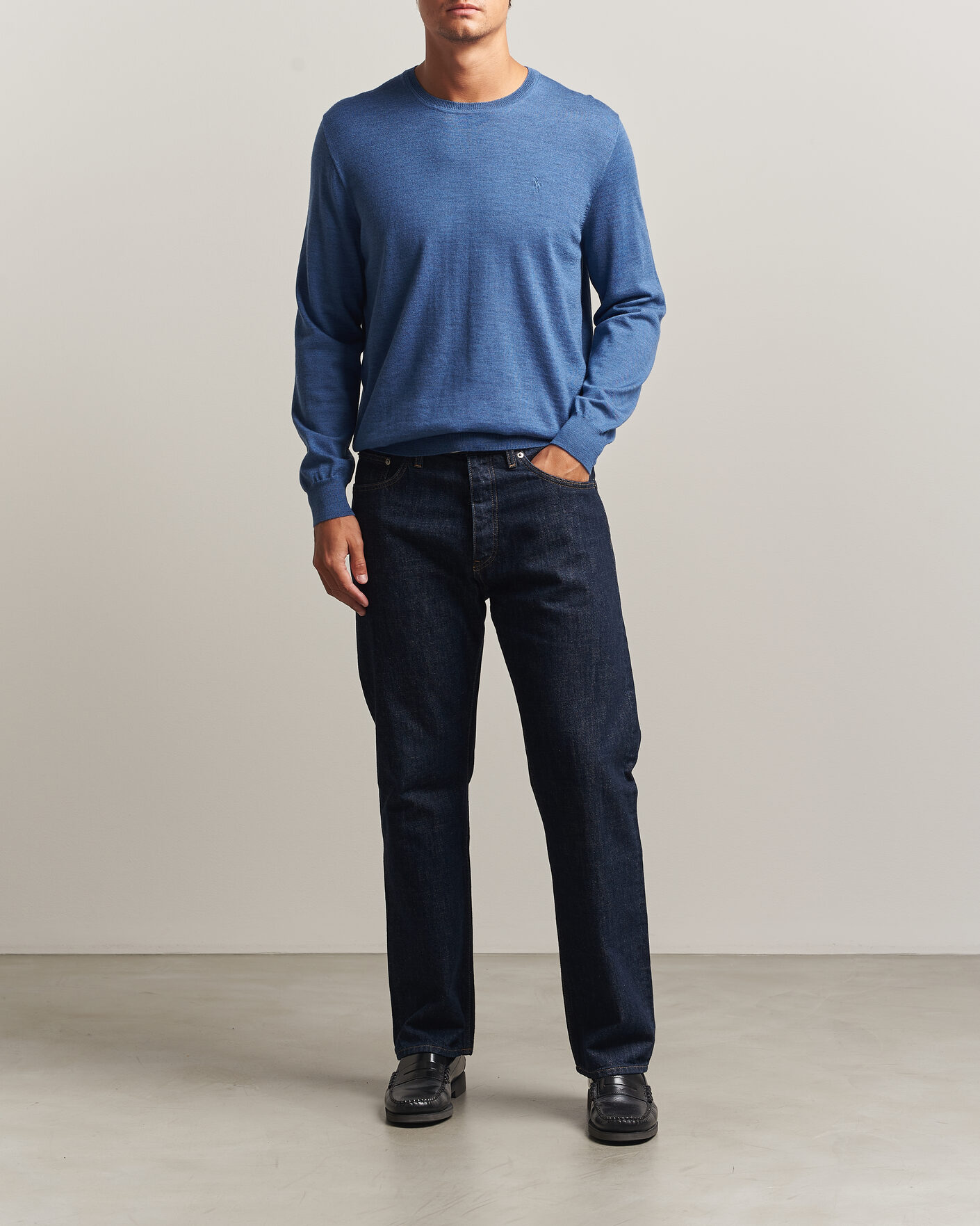 Homme | Pulls Et Tricots | Polo Ralph Lauren | Long Sleeve Pullover Clarity Blue