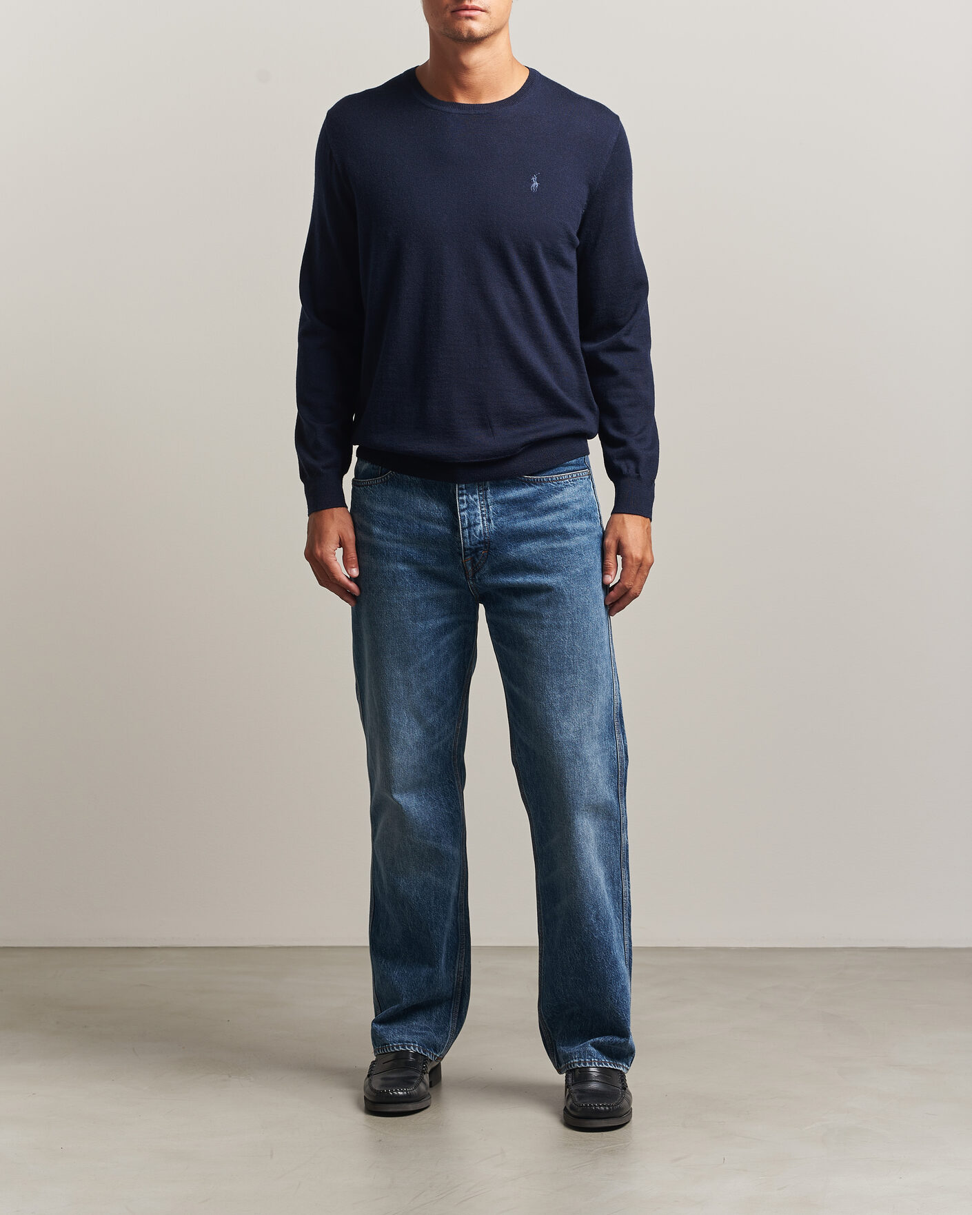 Homme | Pulls Et Tricots | Polo Ralph Lauren | Long Sleeve Pullover Hunter Navy