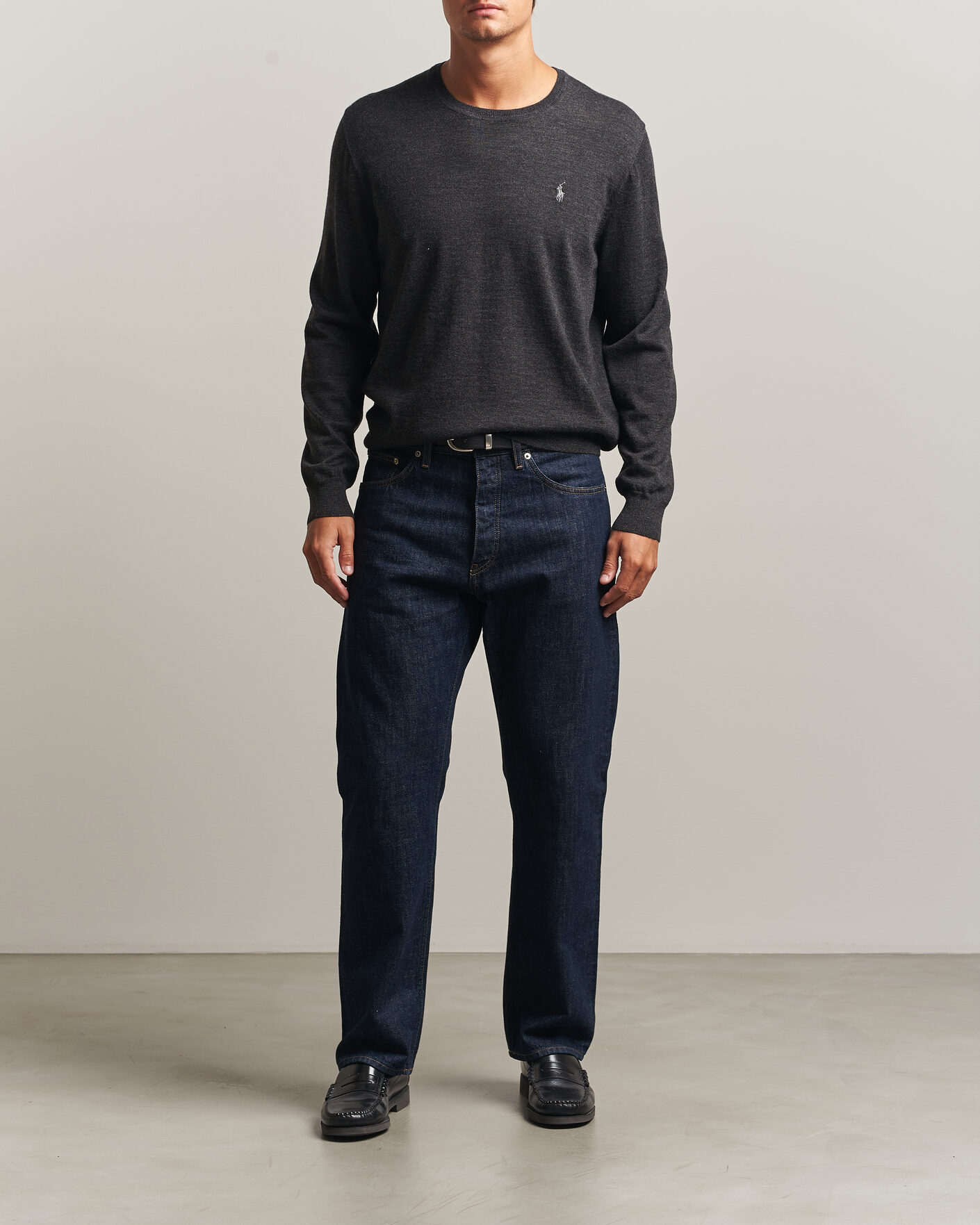 Homme | Pulls Et Tricots | Polo Ralph Lauren | Long Sleeve Pullover Dark Granite