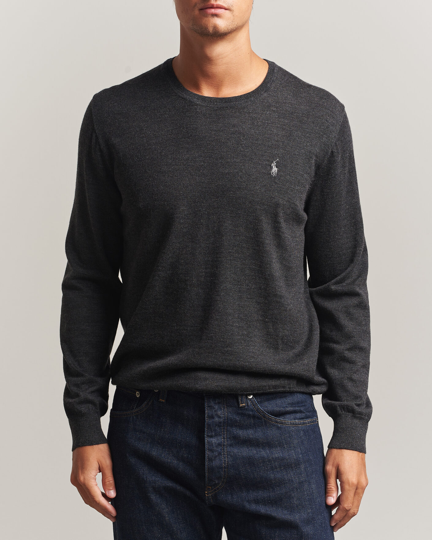 Homme | Pulls Et Tricots | Polo Ralph Lauren | Long Sleeve Pullover Dark Granite