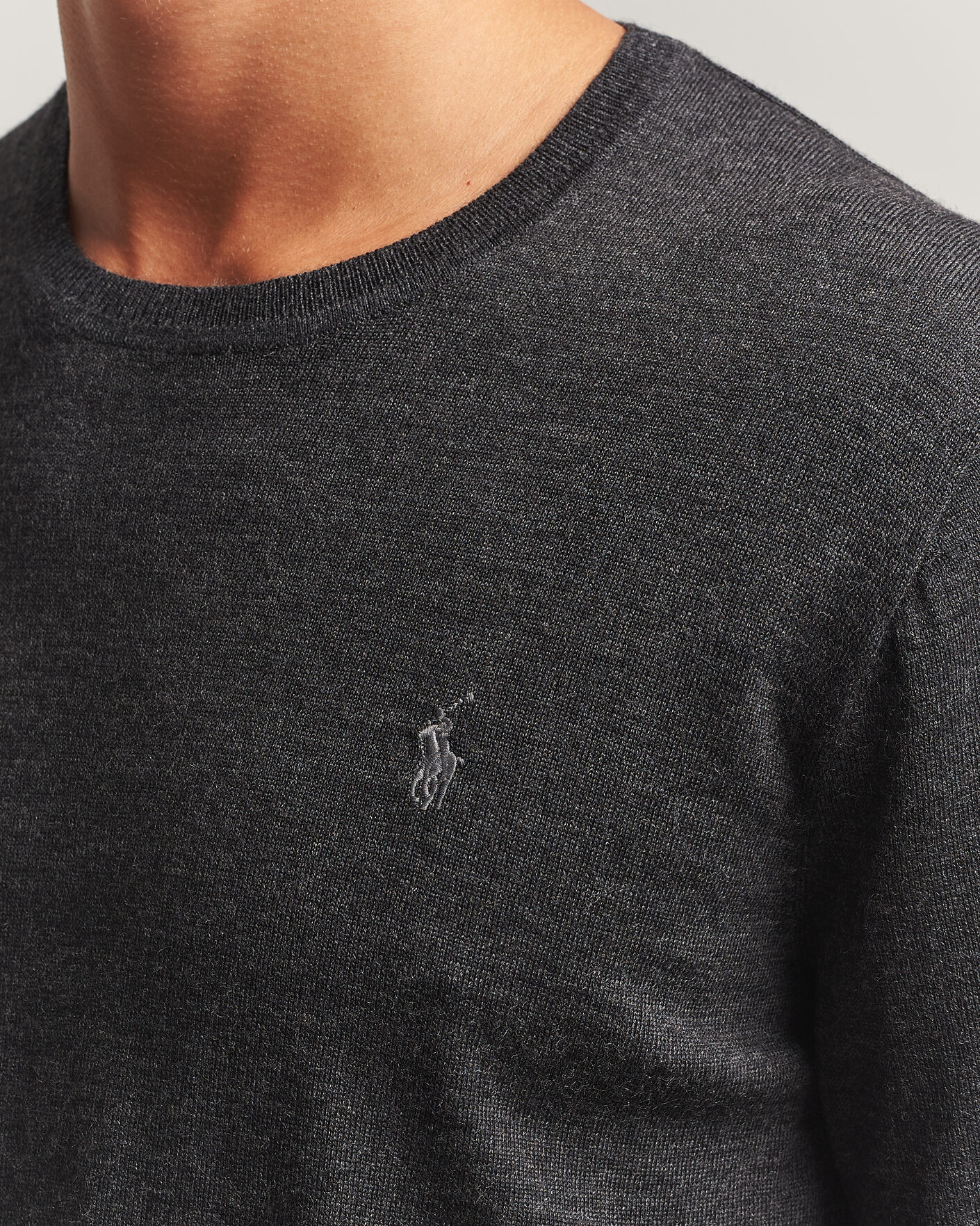 Homme | Pulls Et Tricots | Polo Ralph Lauren | Long Sleeve Pullover Dark Granite