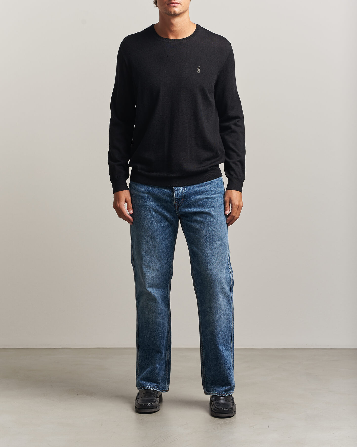 Homme | Pulls Et Tricots | Polo Ralph Lauren | Long Sleeve Pullover Polo Black