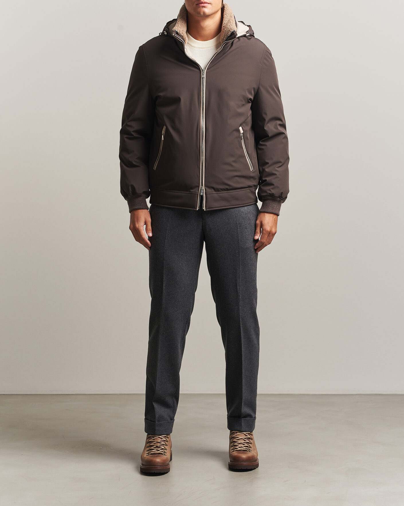 Homme | Manteaux Et Vestes | Brunello Cucinelli | Padded Jacket Dark Brown