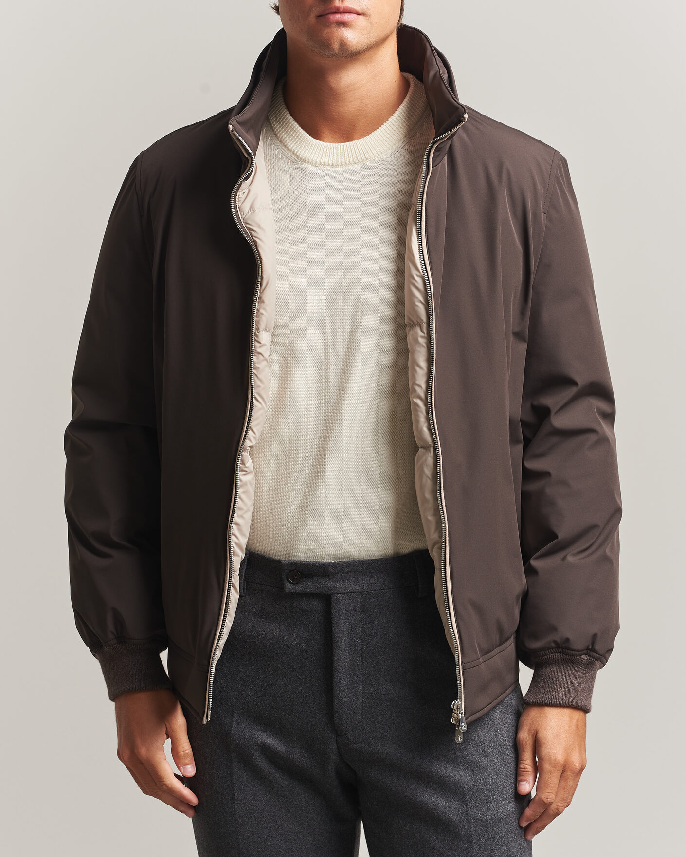 Homme | Manteaux Et Vestes | Brunello Cucinelli | Padded Jacket Dark Brown