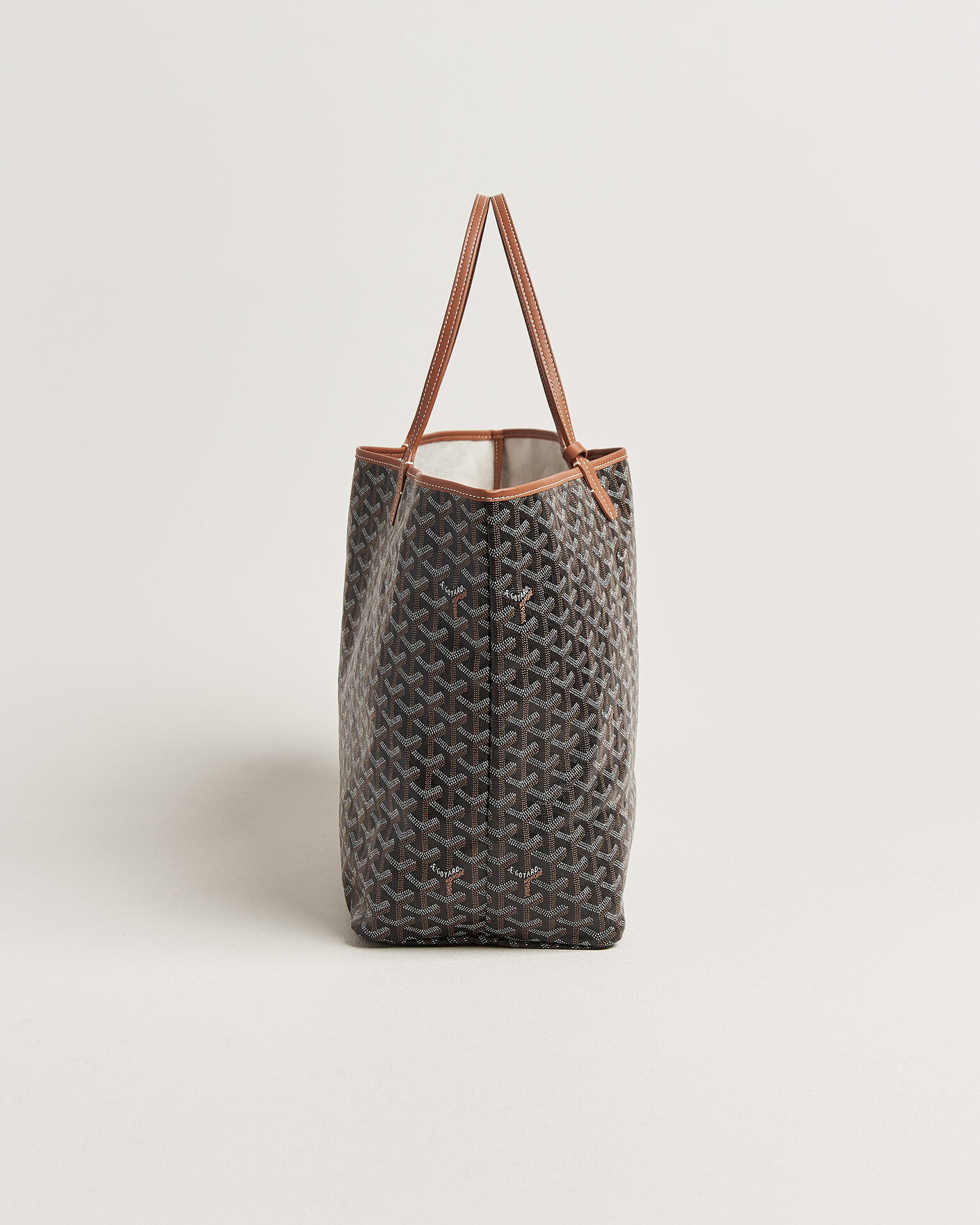 Homme | Pre-Owned & Vintage Bags | Goyard Pre-Owned | Saint Louis GM Coated Canvas Tote Bag Black