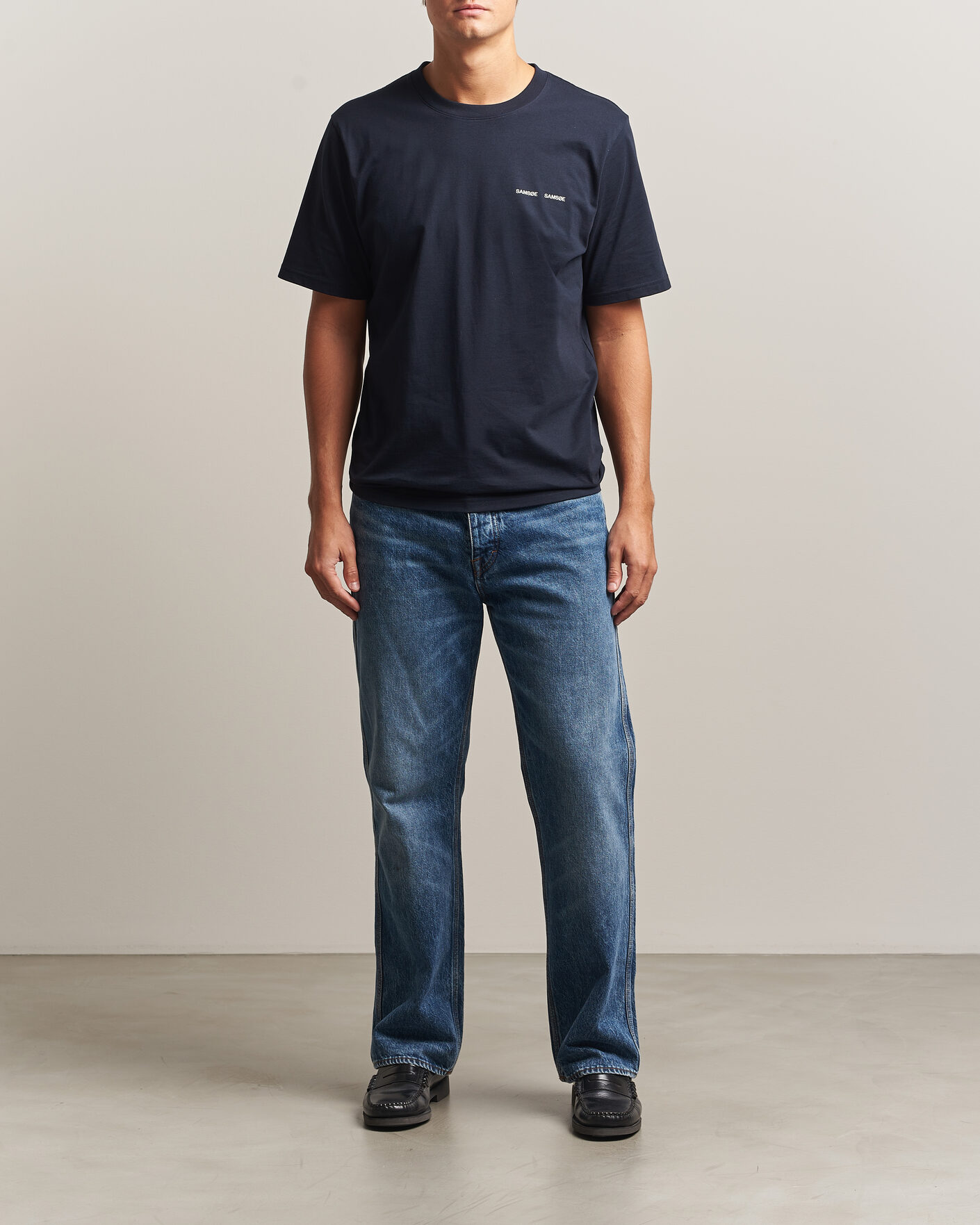 Homme | T-shirts | Samsøe Samsøe | Thomas Cotton T-Shirt Salute Navy