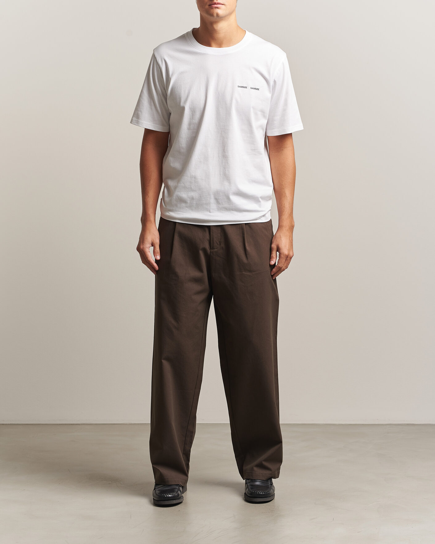 Homme | T-shirts | Samsøe Samsøe | Thomas Cotton T-Shirt White