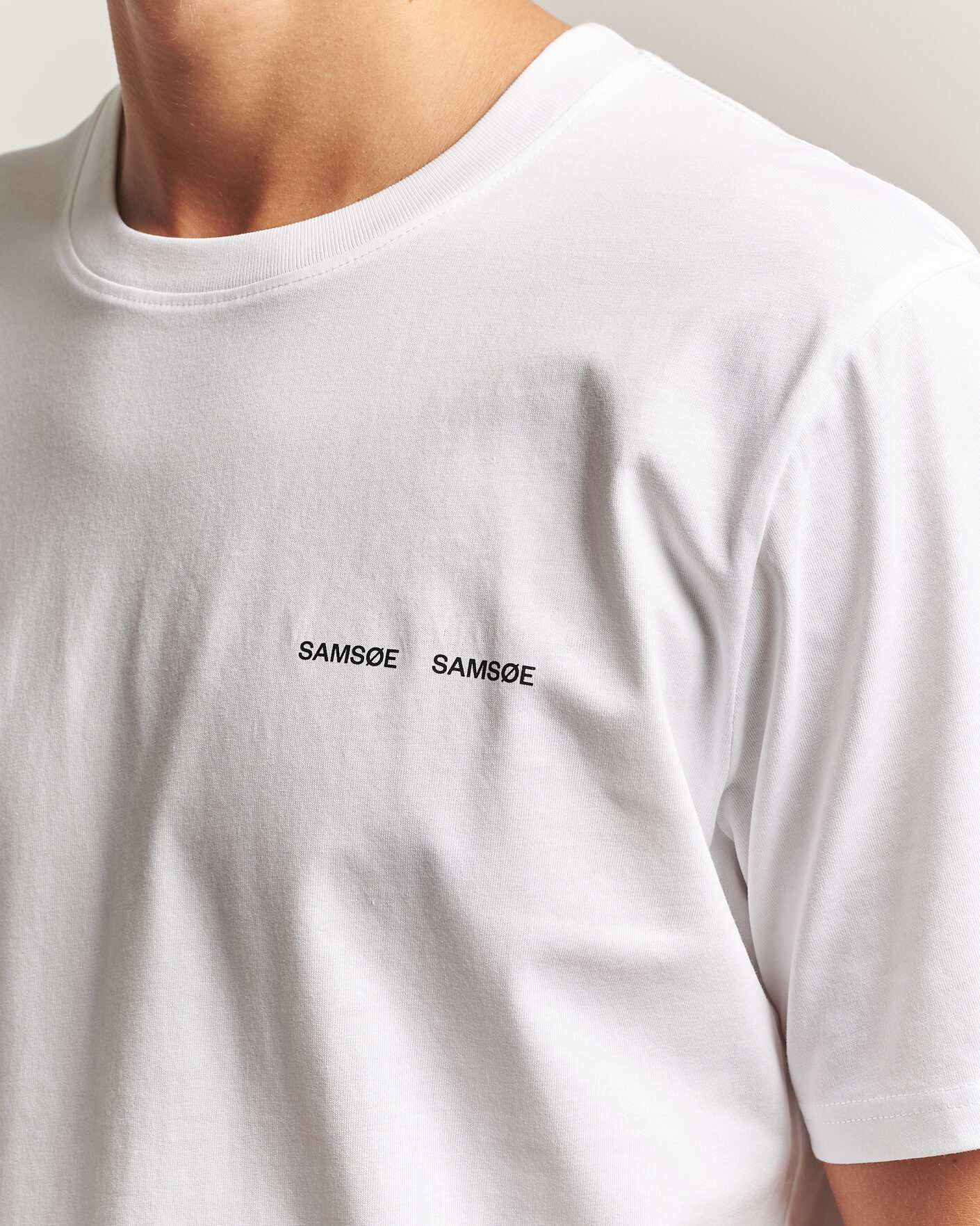 Homme | T-shirts | Samsøe Samsøe | Thomas Cotton T-Shirt White