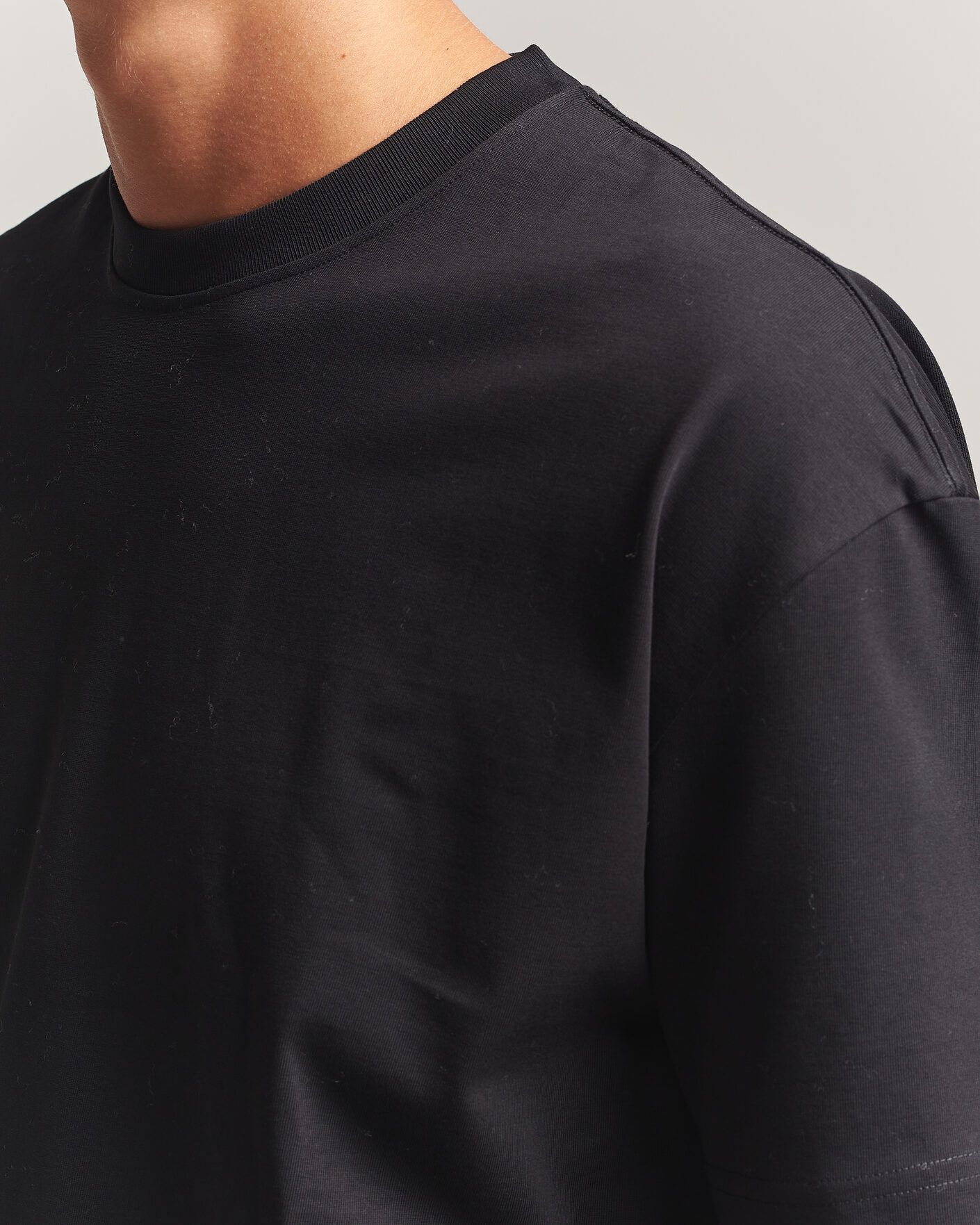 Homme | T-shirts | Samsøe Samsøe | Jason Heavy Cotton T-Shirt Black