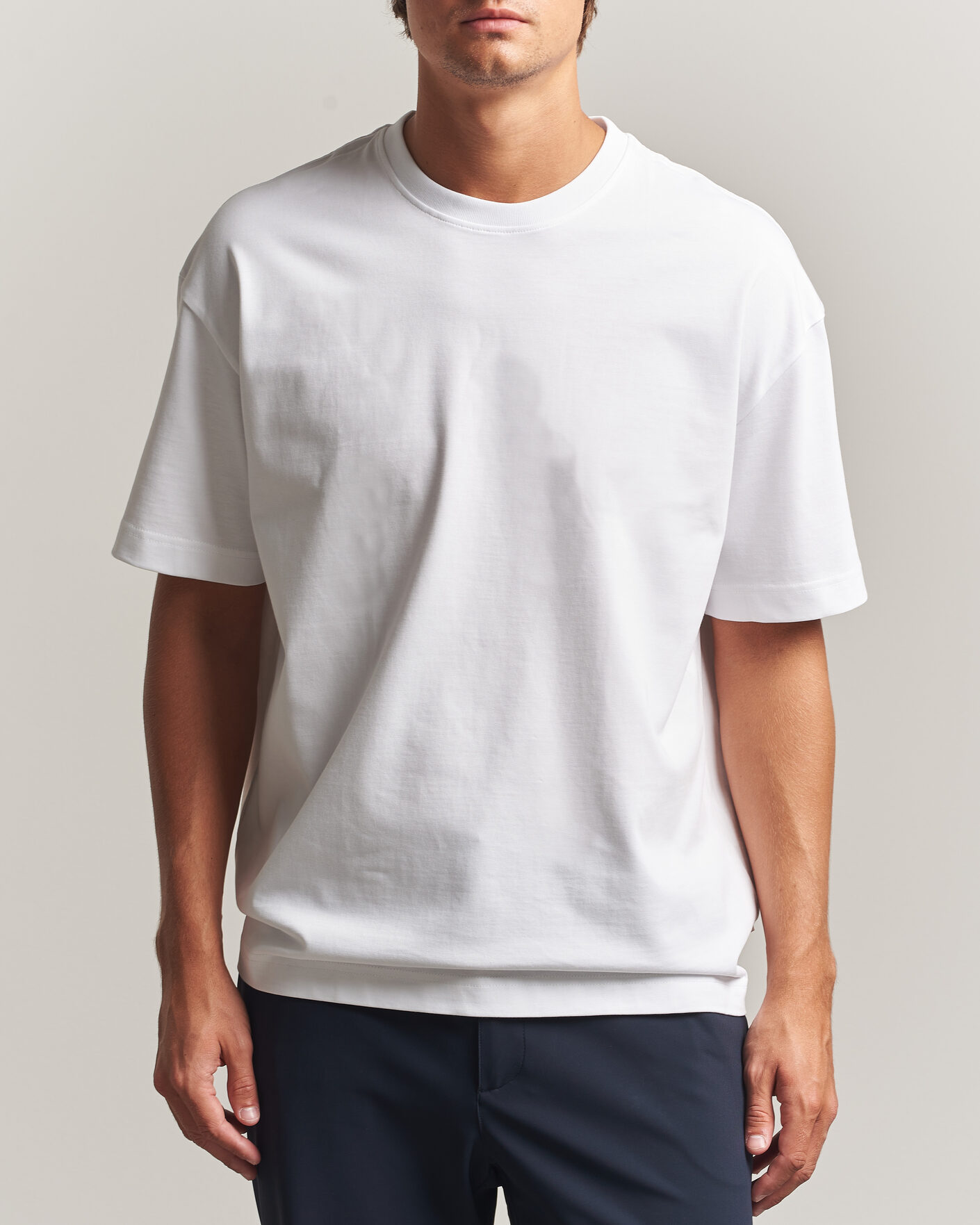 Homme | T-shirts | Samsøe Samsøe | Jason Heavy Cotton T-Shirt White