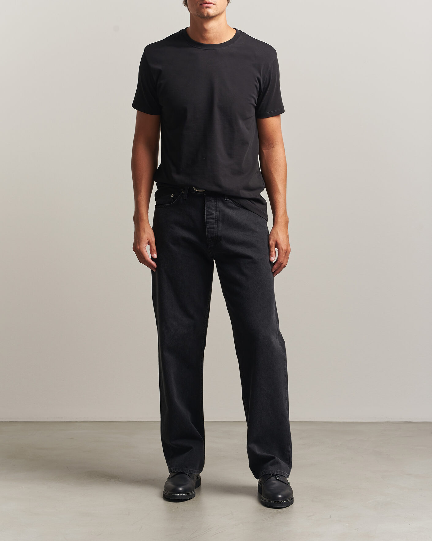 Homme | T-shirts | Samsøe Samsøe | Kronos Cotton T-Shirt Black