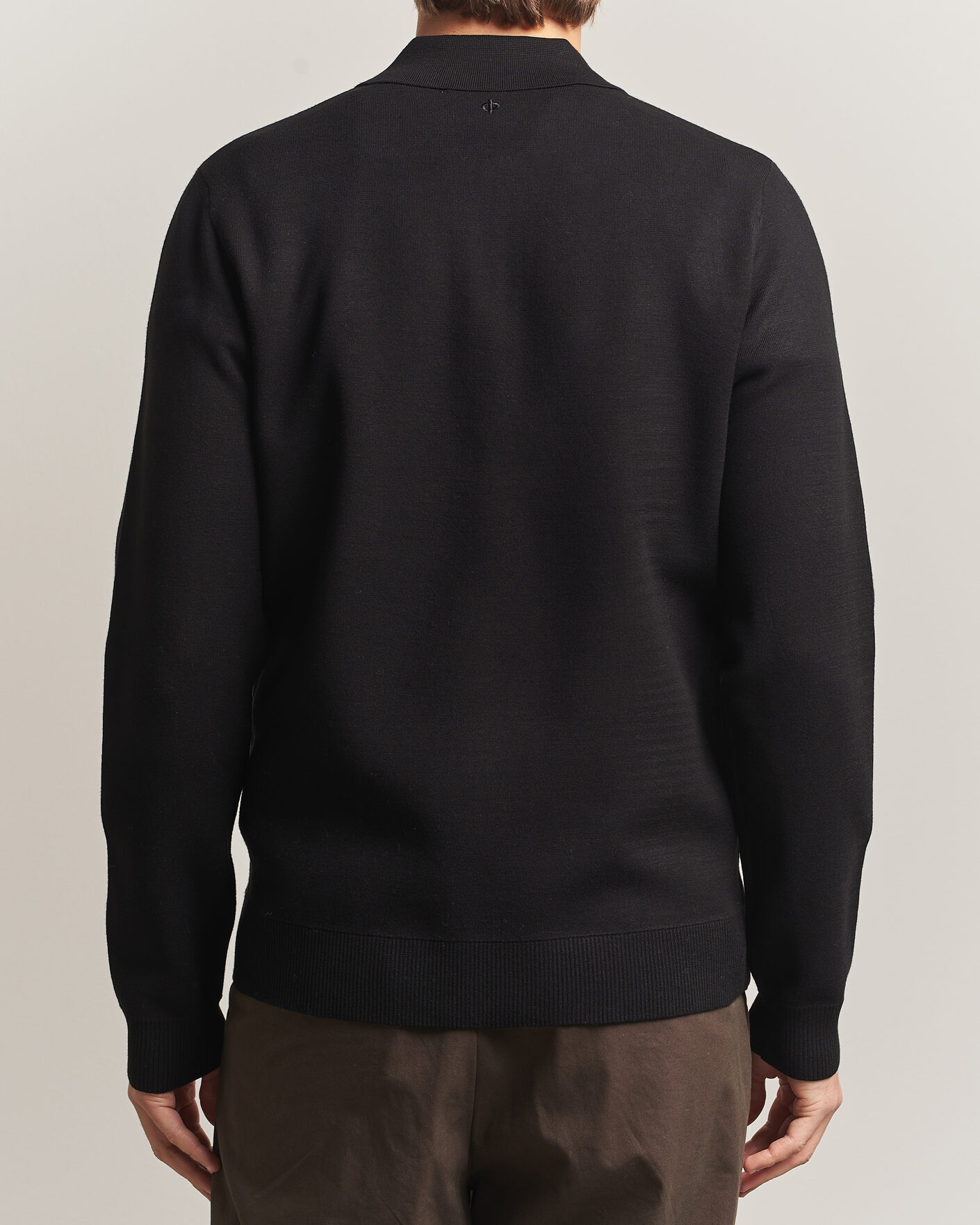 Homme | Pulls Et Tricots | Samsøe Samsøe | Matt Half Zip Polo Black