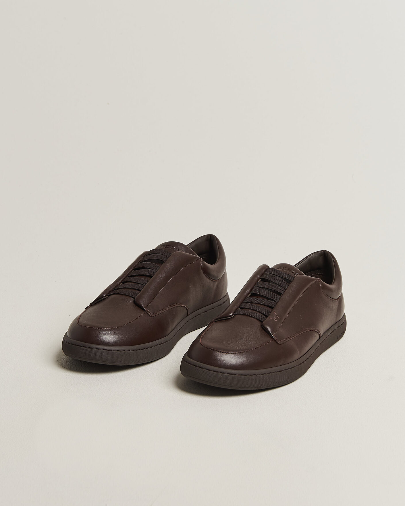 Homme | Baskets | J.M. Weston | Dress Sneaker Dark Brown Nappa