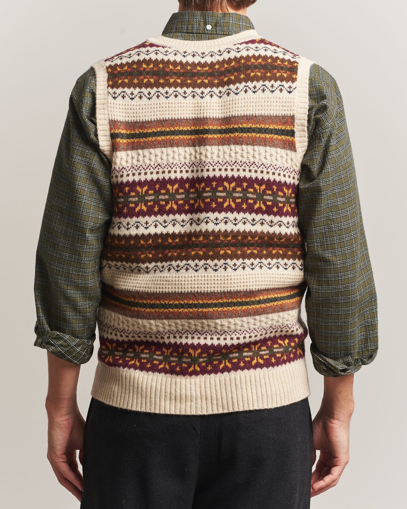 Homme | Pulls Et Tricots | BEAMS PLUS | Fair Isle Knit Vest Beige