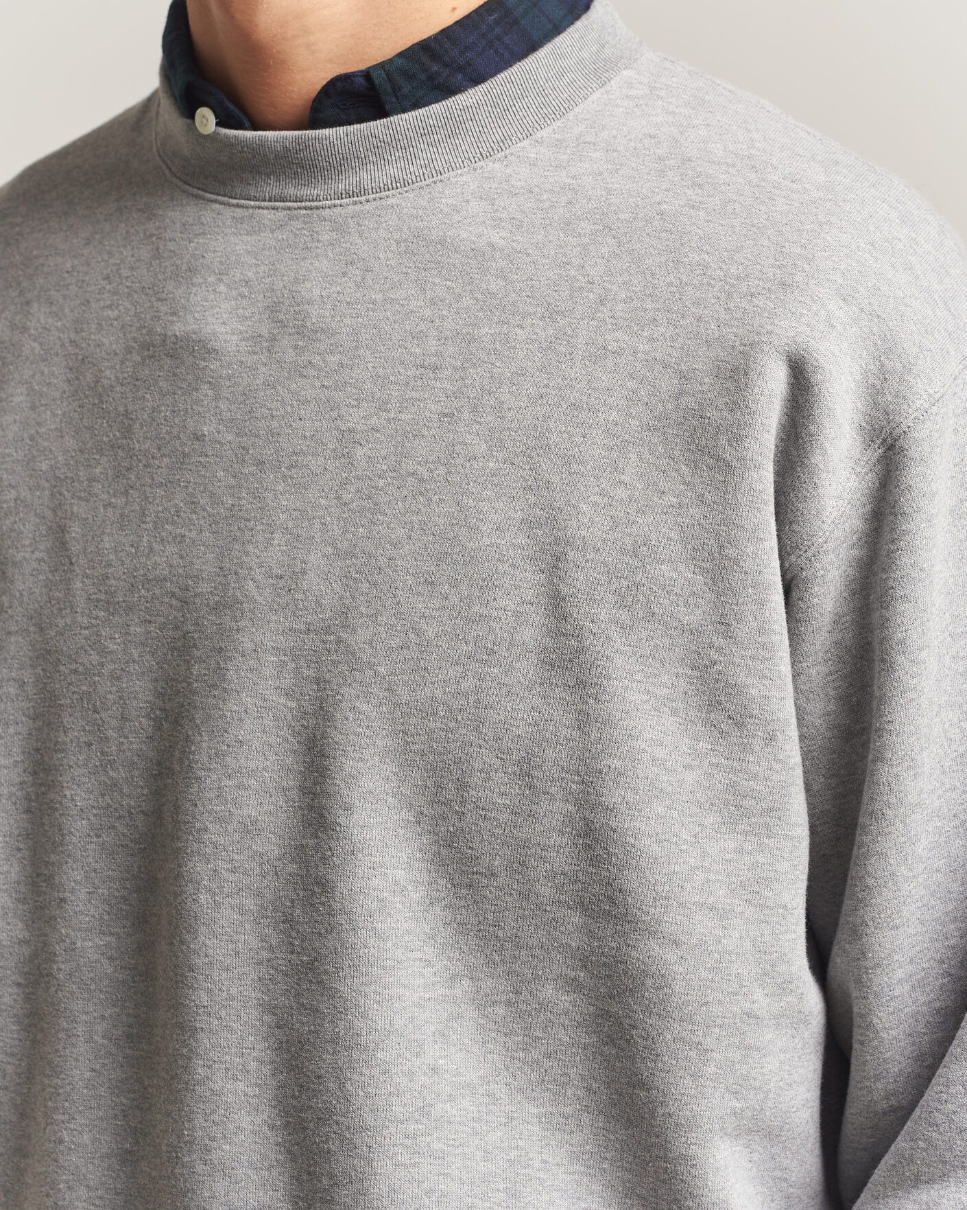 Homme | Pulls Et Tricots | BEAMS PLUS | Soft Sweat Crew Neck Grey