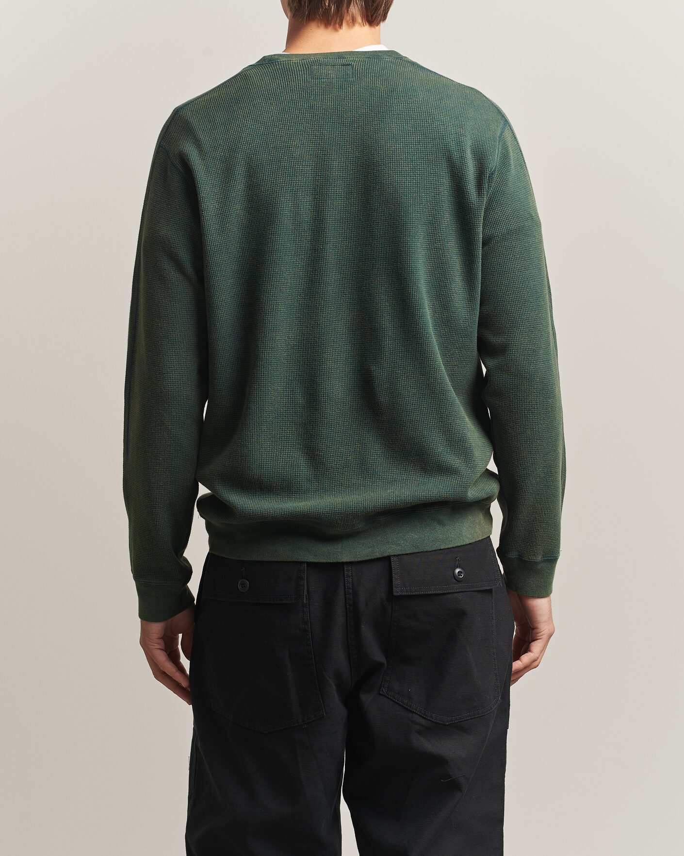 Homme | T-shirts | BEAMS PLUS | Fade Thermal Crew Green