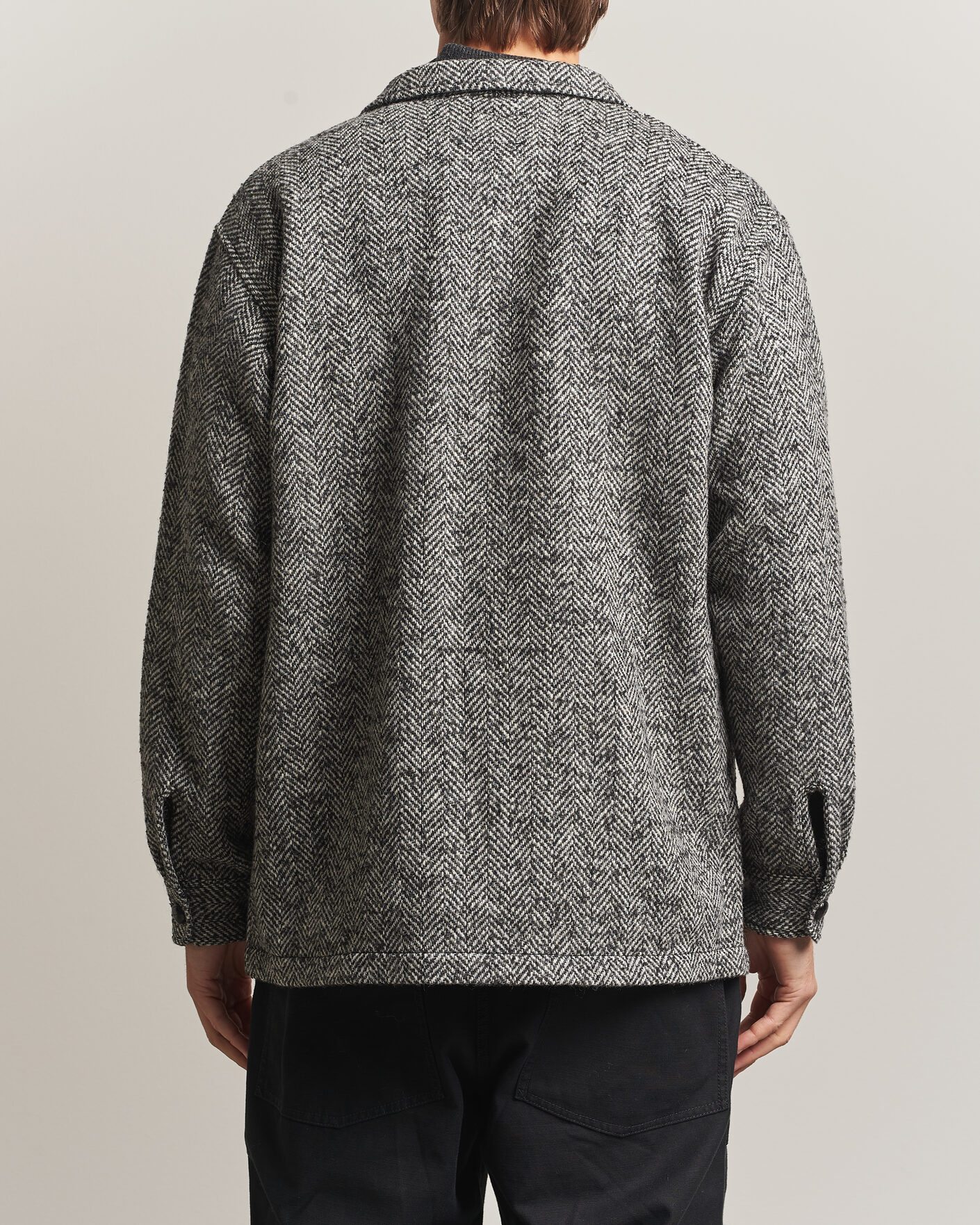 Homme | Manteaux Et Vestes | BEAMS PLUS | Wool Herringbone Jacket Grey