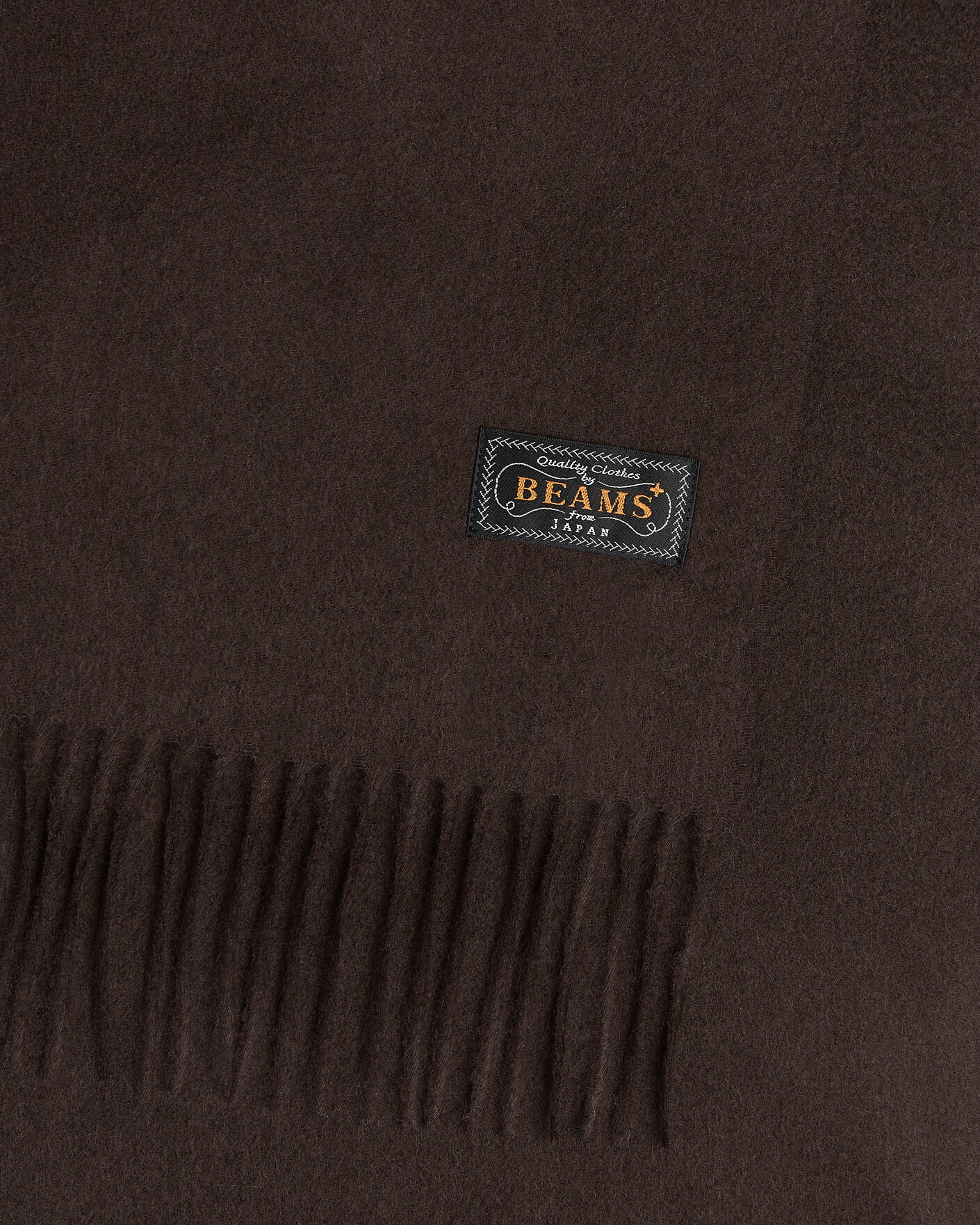 Homme | Écharpes | BEAMS PLUS | Cashmere Scarf Dark Brown
