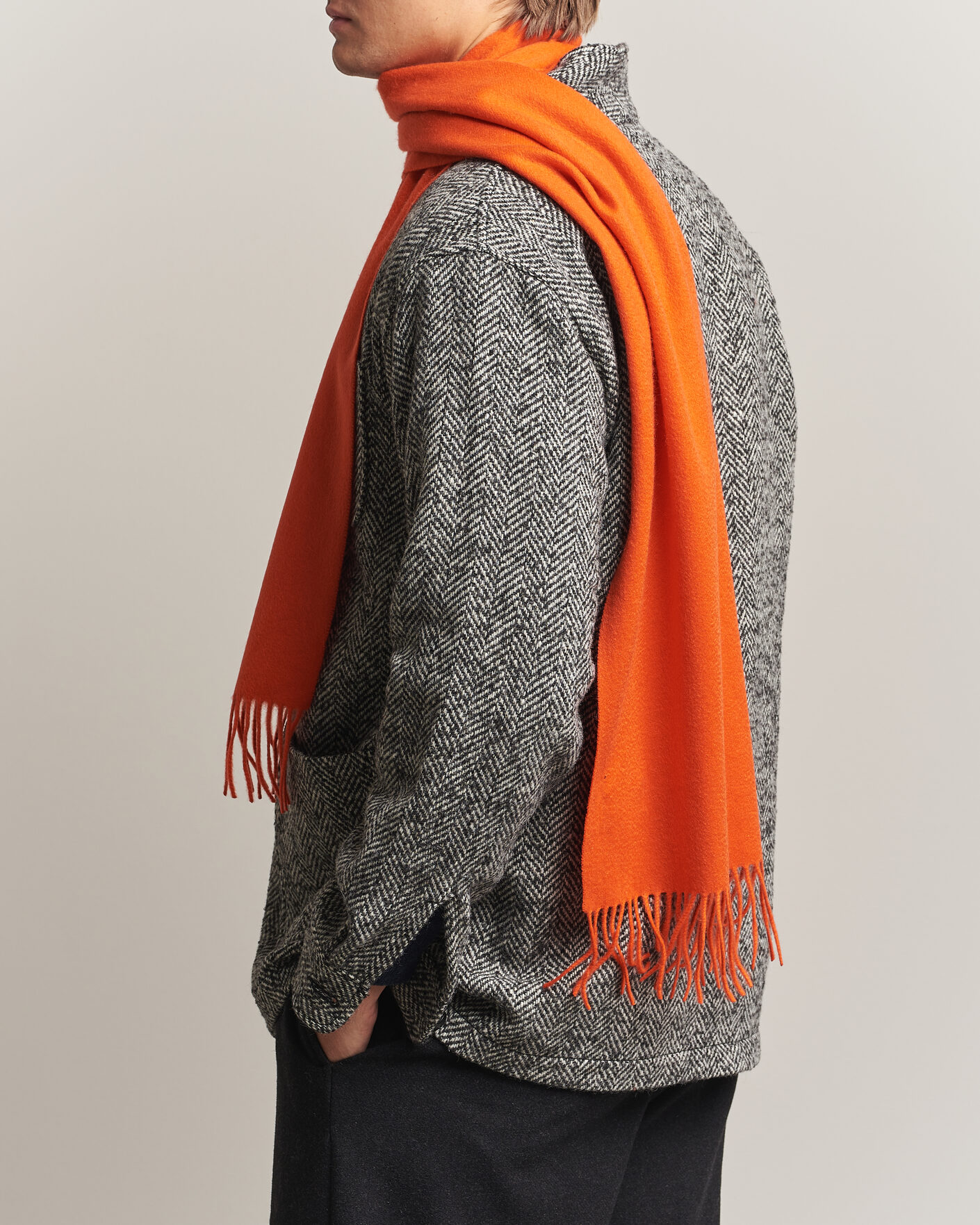 Homme | Écharpes | BEAMS PLUS | Cashmere Scarf Orange