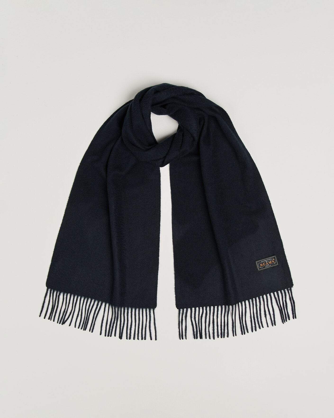 Homme | Écharpes | BEAMS PLUS | Cashmere Scarf Navy