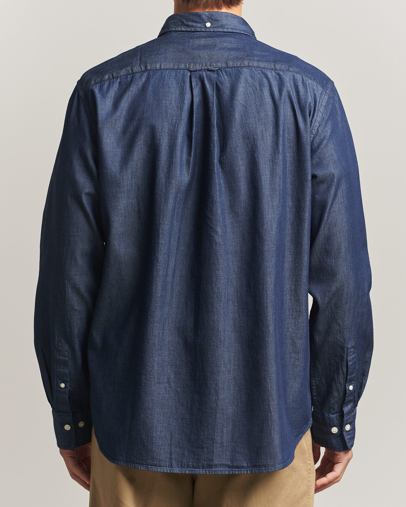 Homme | Chemises | Gant | Regular Fit Indigo Shirt Dark Indigo
