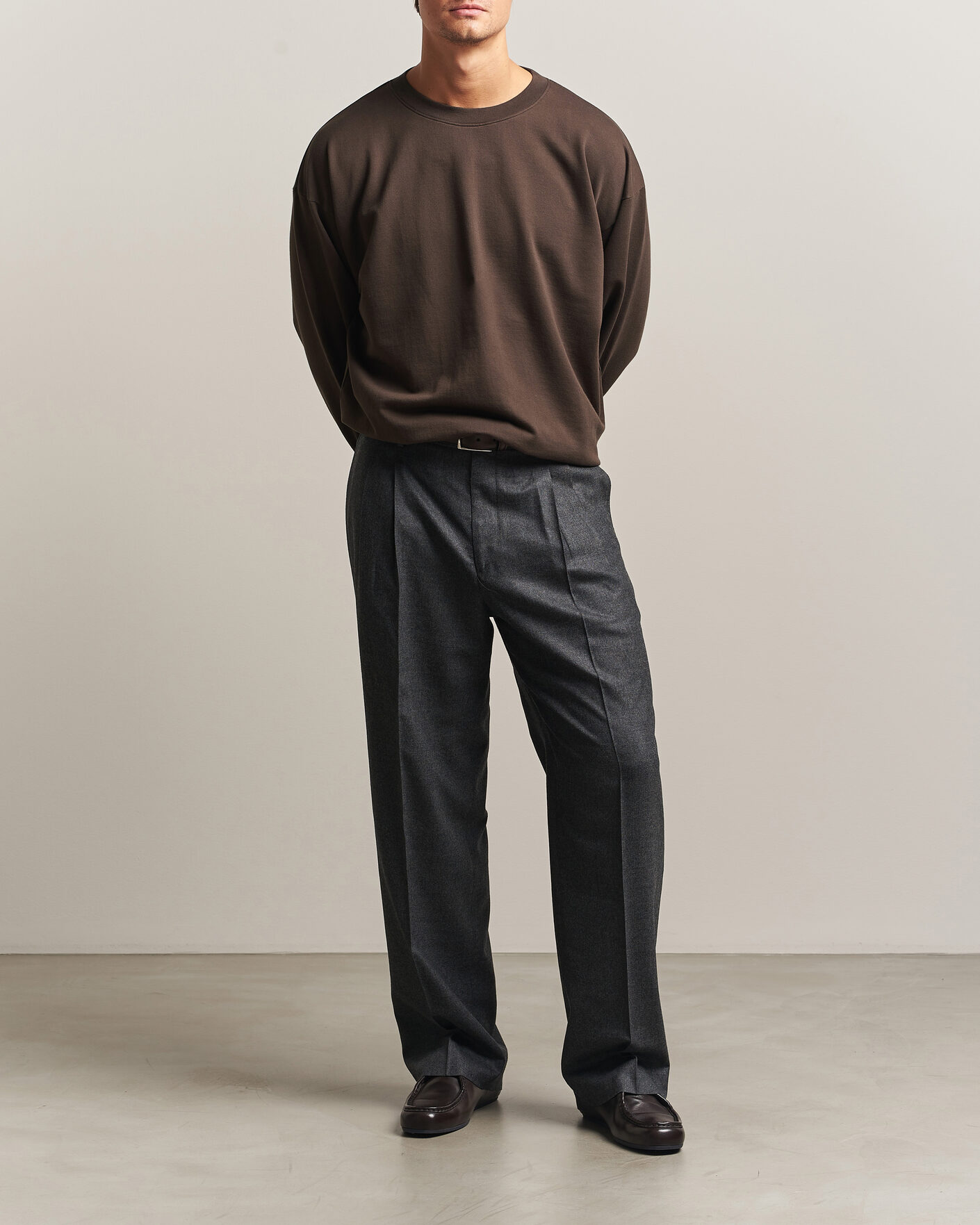 Homme | Pulls Et Tricots | Auralee | Super High Gauge Sweat Pullover Dark Brown