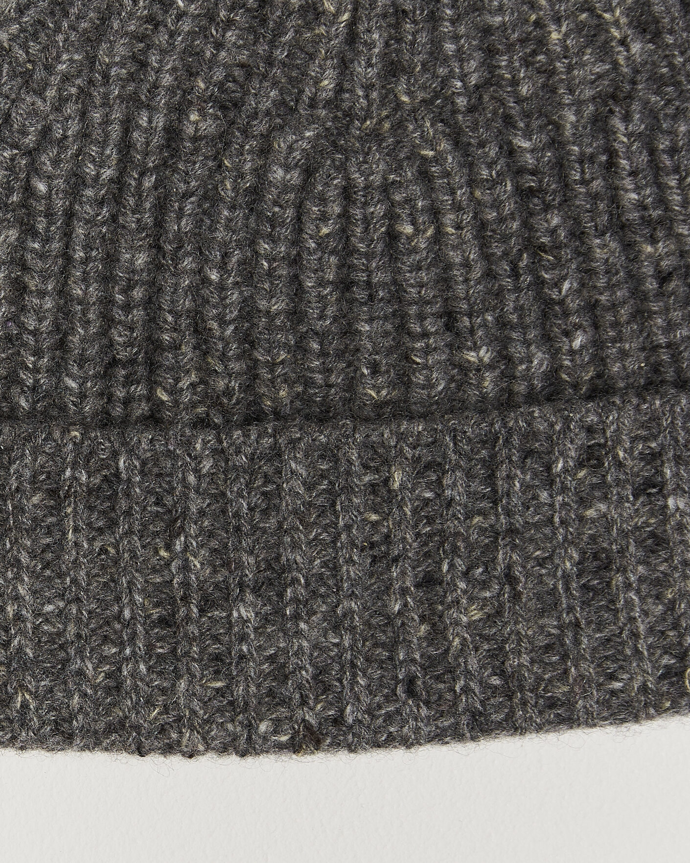 Homme | Bonnets | Auralee | Cashmere Nep Knit Cap Mix Gray