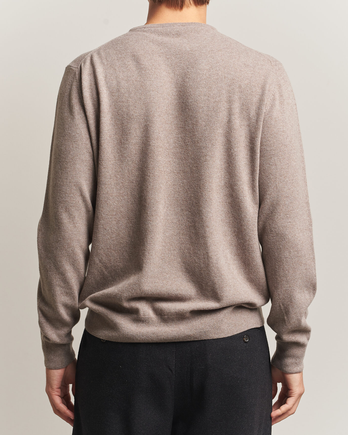 Homme | Pulls Et Tricots | Morgano | Wool/Cashmere Crewneck Walnut