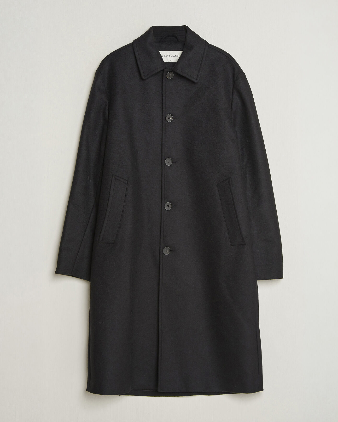 Homme | Manteaux Et Vestes | A Day's March | Shamrock Wool Car Coat Black