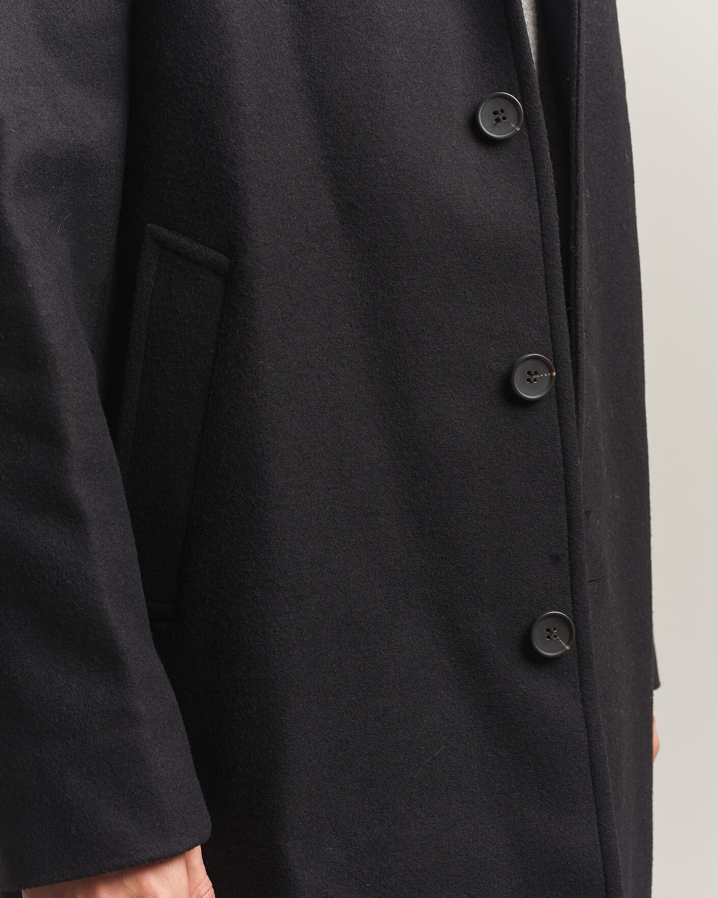 Homme | Manteaux Et Vestes | A Day's March | Shamrock Wool Car Coat Black