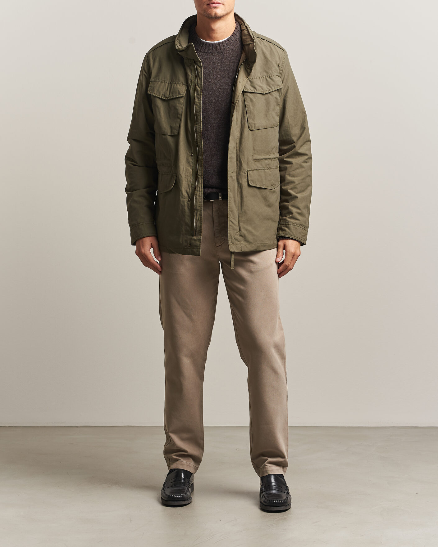 Homme | Manteaux Et Vestes | A Day's March | Barnett M65 Jacket Olive