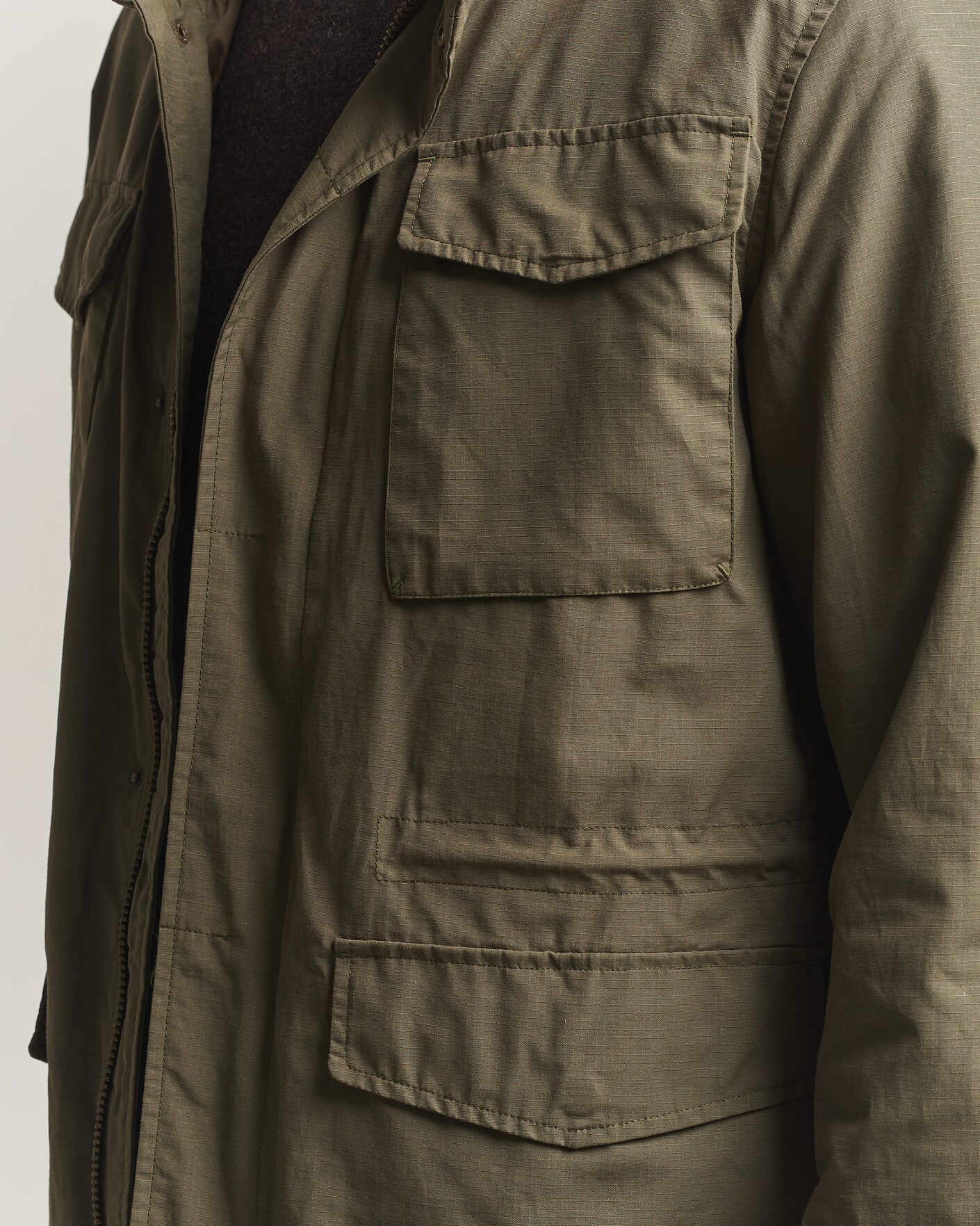 Homme | Manteaux Et Vestes | A Day's March | Barnett M65 Jacket Olive