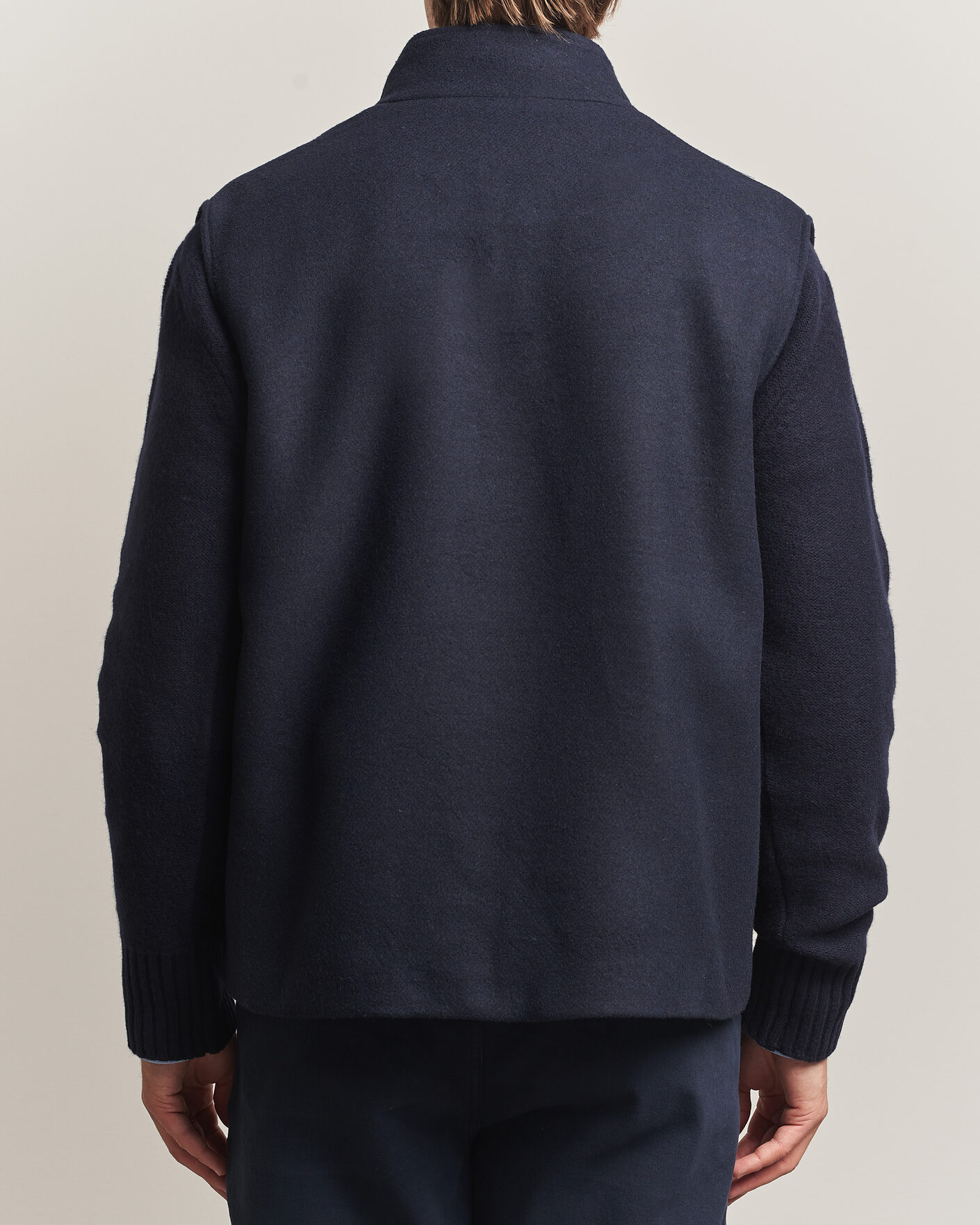 Homme | Gilets | A Day's March | Canora Lined Wool Vest Navy
