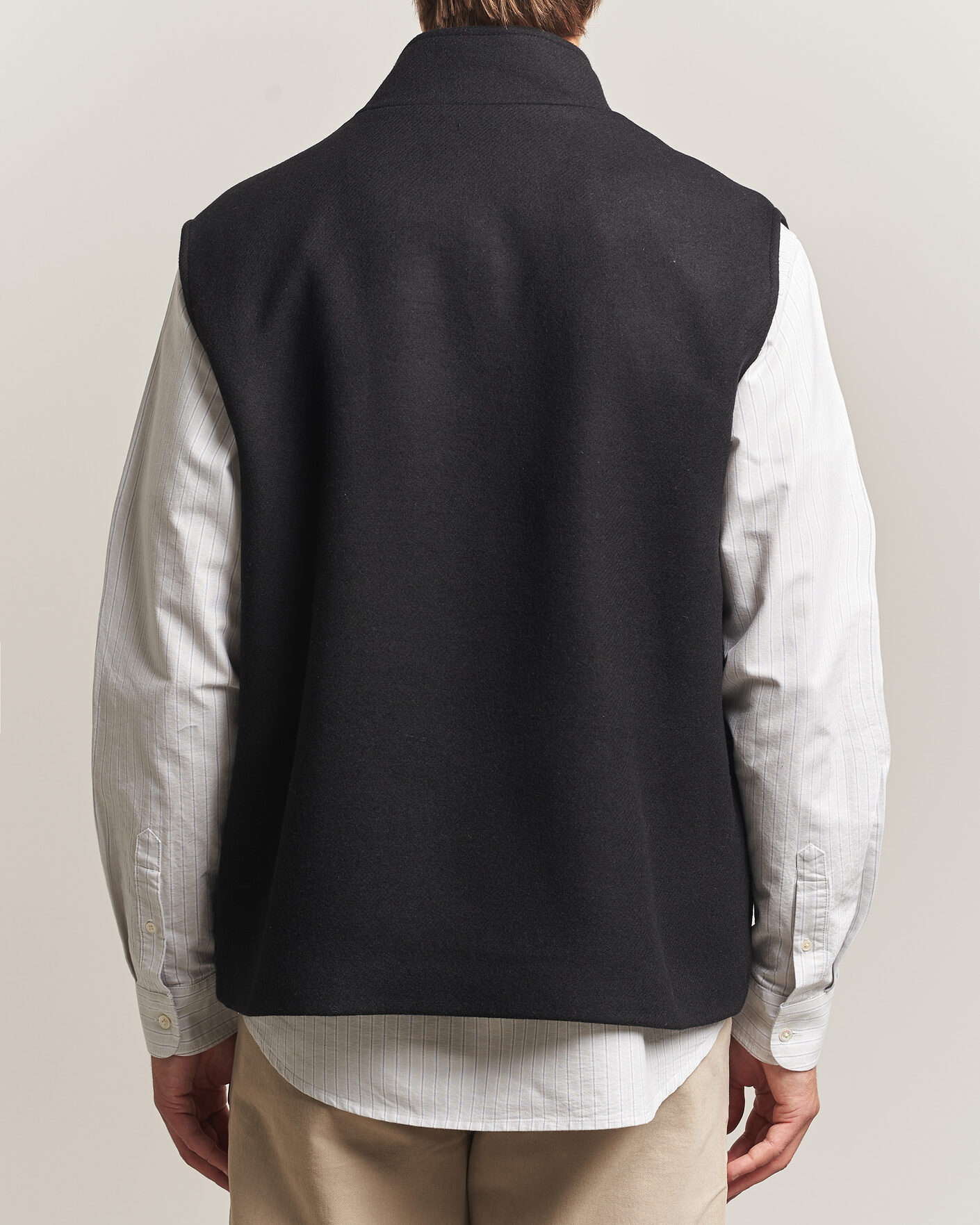 Homme | Gilets | A Day's March | Canora Lined Wool Vest Black