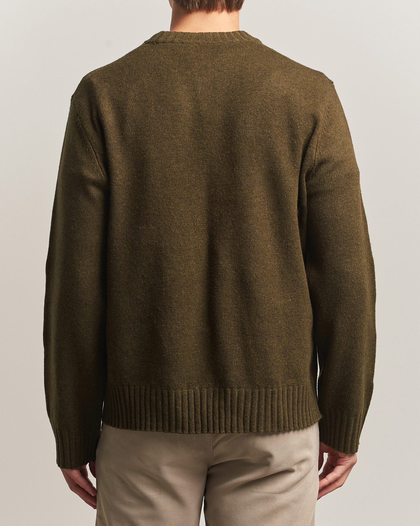 Homme | Pulls Et Tricots | A Day's March | Marlow Lambswool Sweater Forest Green