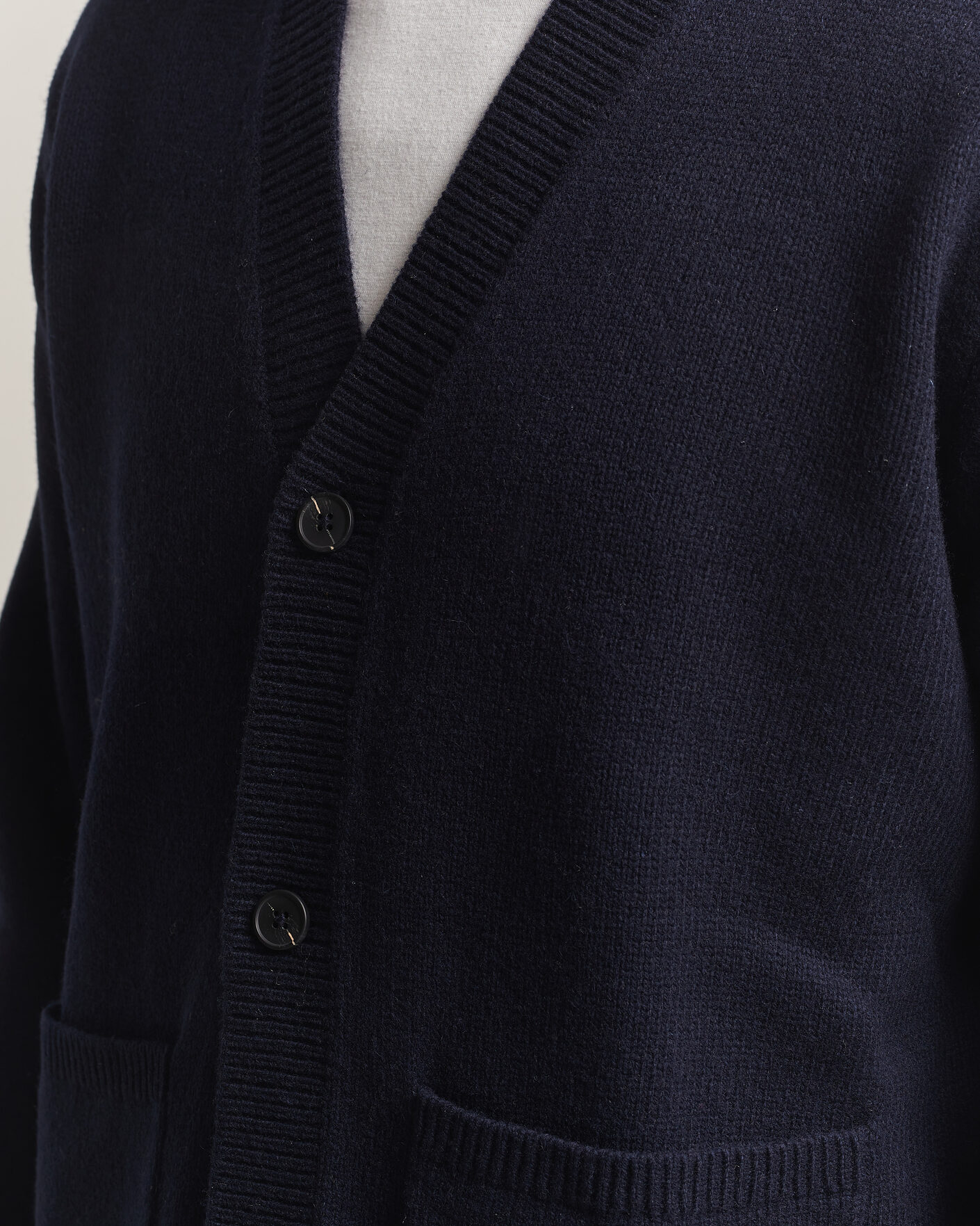 Homme | Pulls Et Tricots | A Day's March | Jarrow Lambswool Cardigan Navy