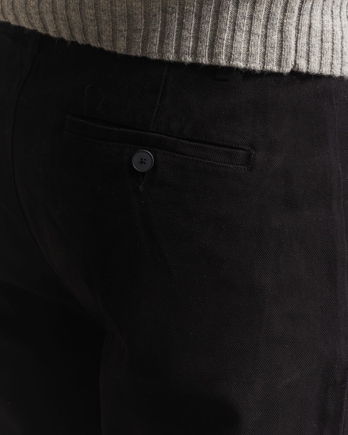 Homme | Pantalons | A Day's March | Miller Cotton/Lyocell Trousers Black