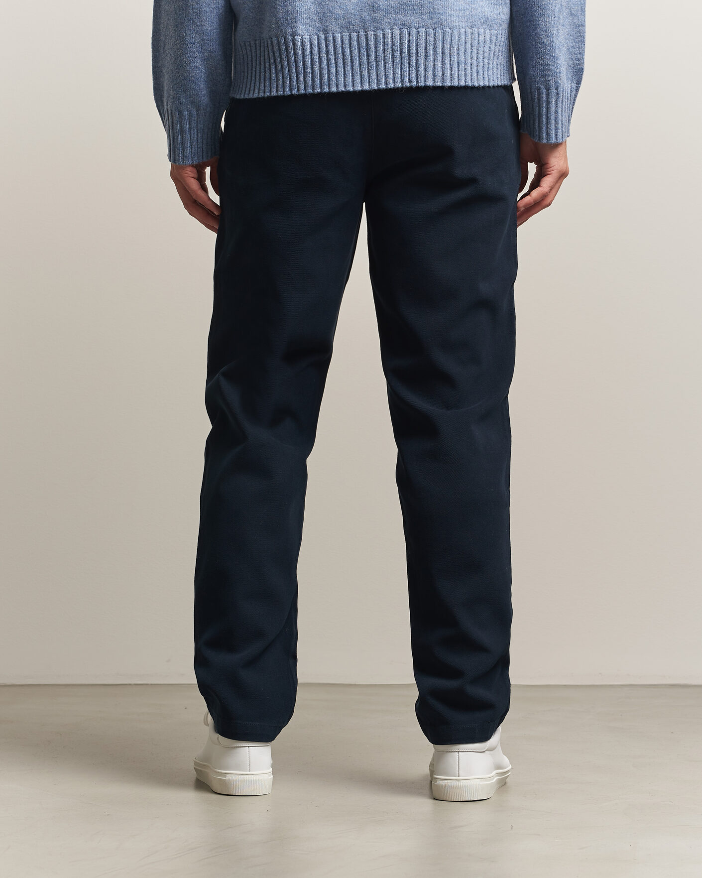 Homme | Pantalons | A Day's March | Miller Cotton/Lyocell Trousers Navy