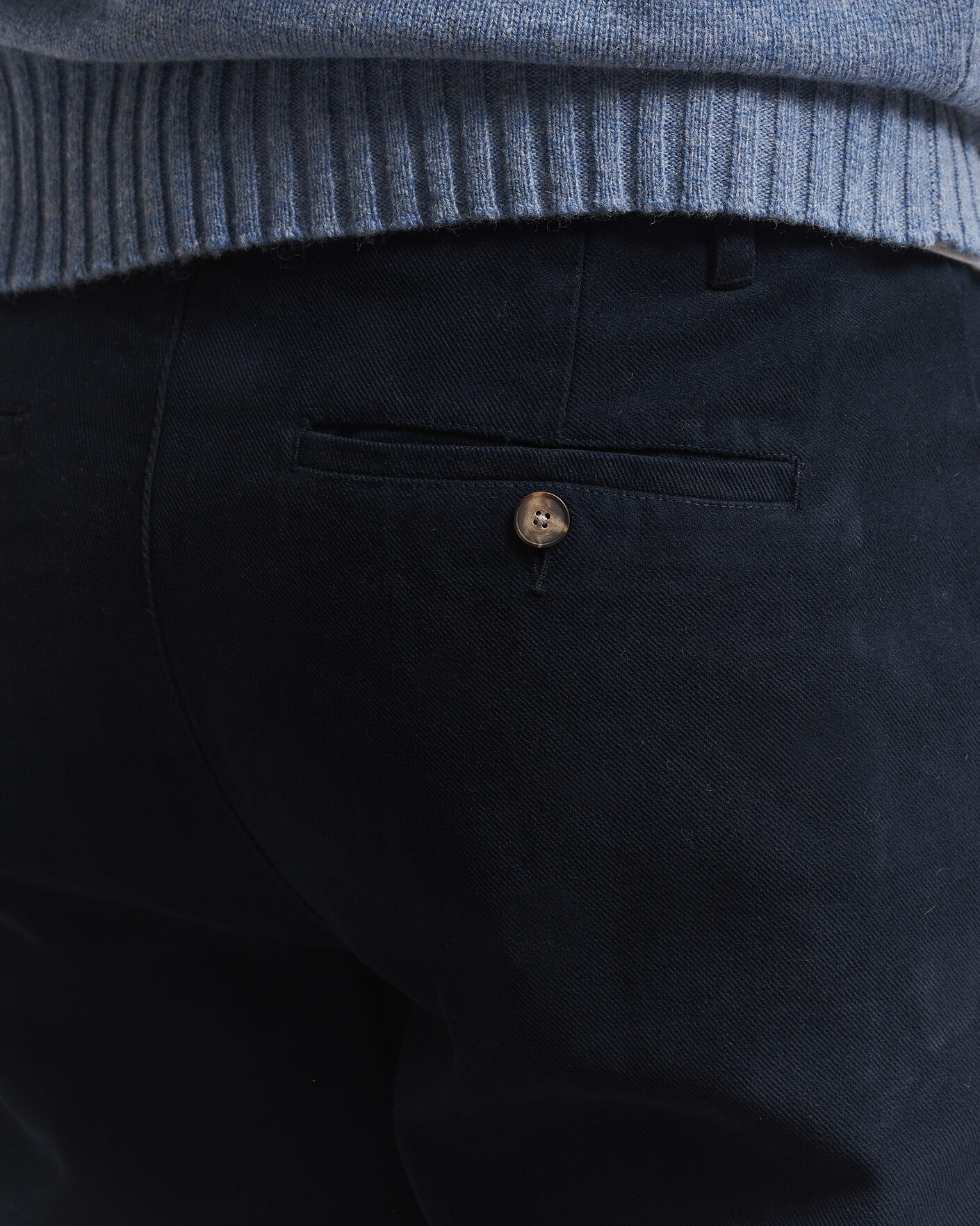 Homme | Pantalons | A Day's March | Miller Cotton/Lyocell Trousers Navy