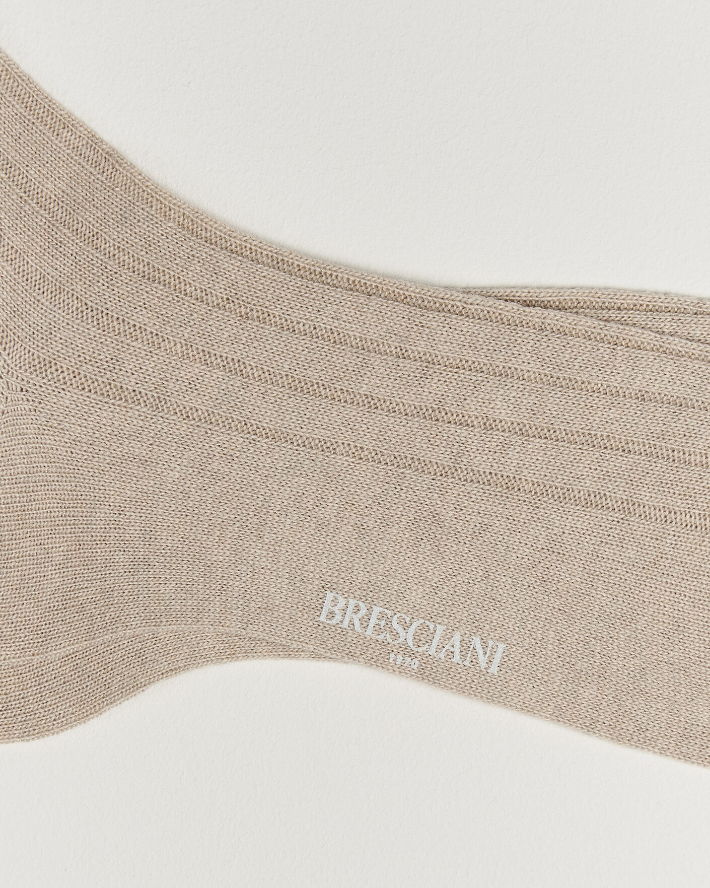 Homme | Sous-Vêtements Et Chaussettes | Bresciani | Wool/Cashmere Ribbed Socks Beige