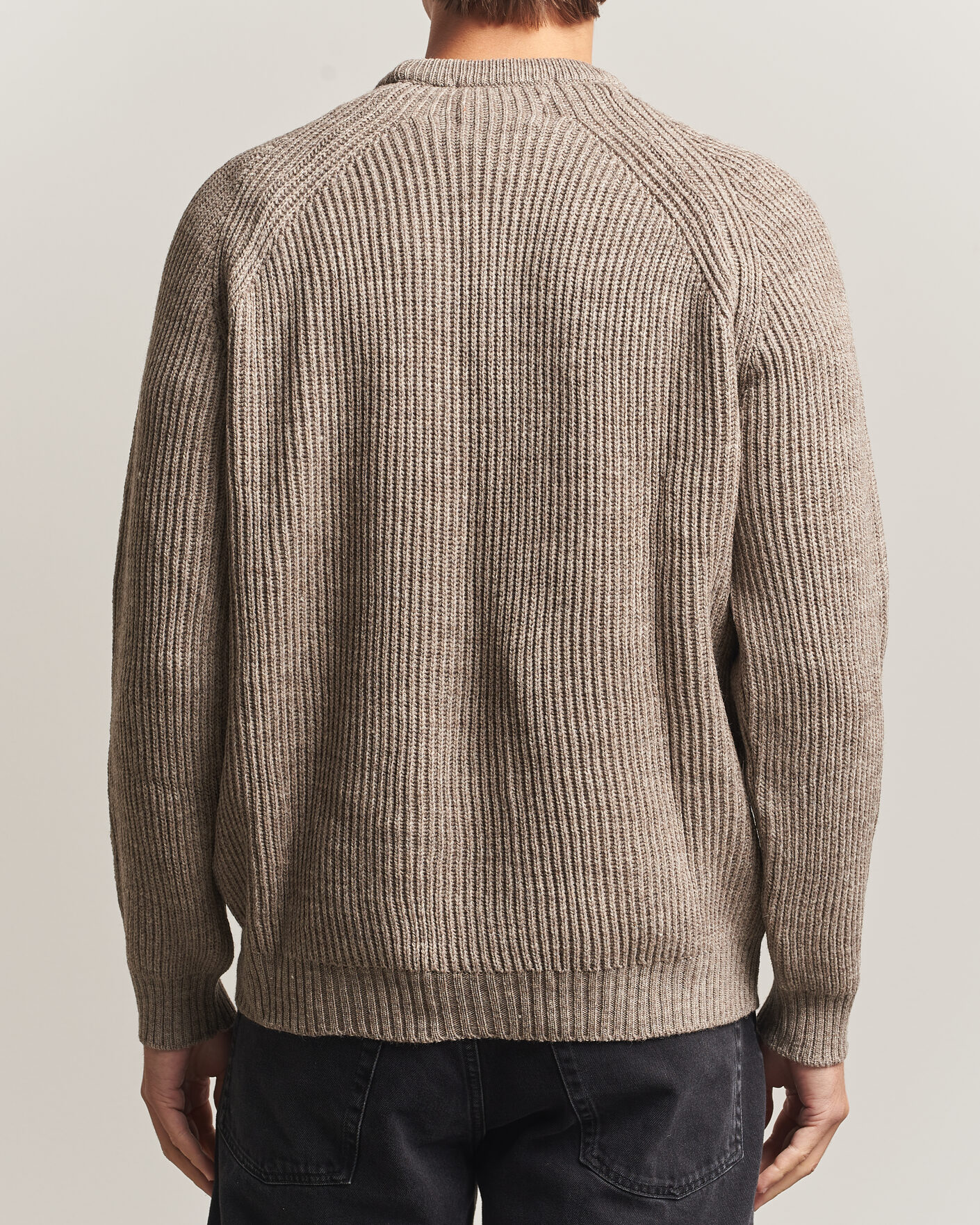 Homme | Pulls Et Tricots | Peregrine | Ford Knitted Wool Jumper Light Brown