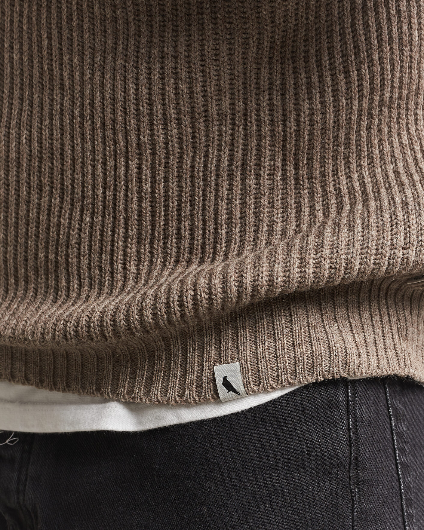 Homme | Pulls Et Tricots | Peregrine | Ford Knitted Wool Jumper Light Brown