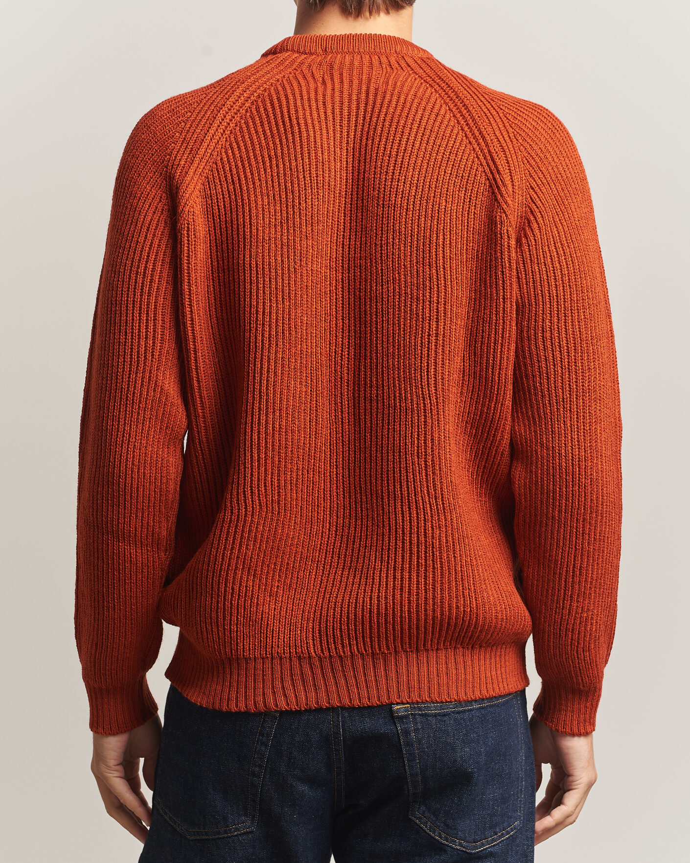Homme | Pulls Et Tricots | Peregrine | Ford Knitted Wool Jumper Orange